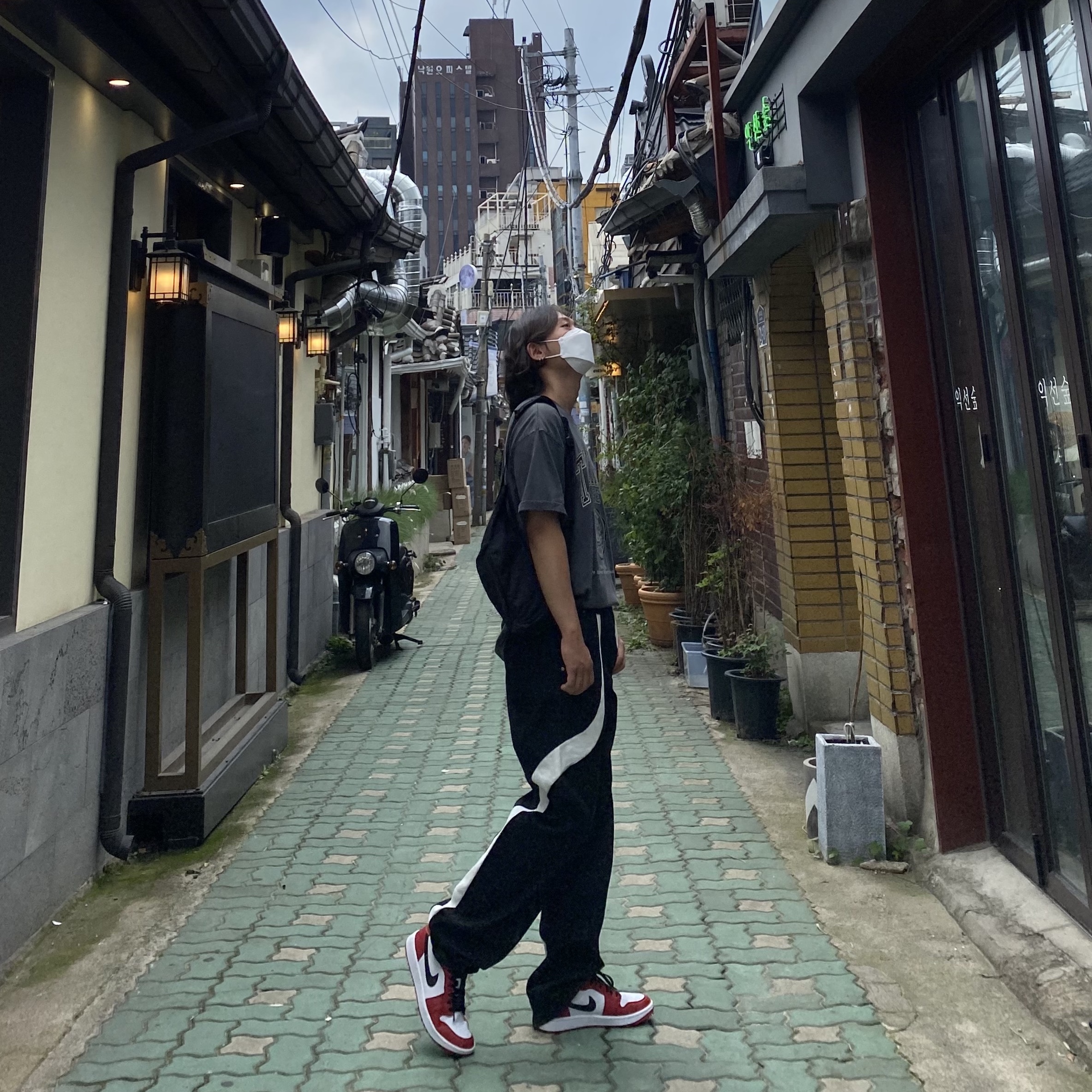 Jordan 1 Low Golf Chicago 착용 스타일