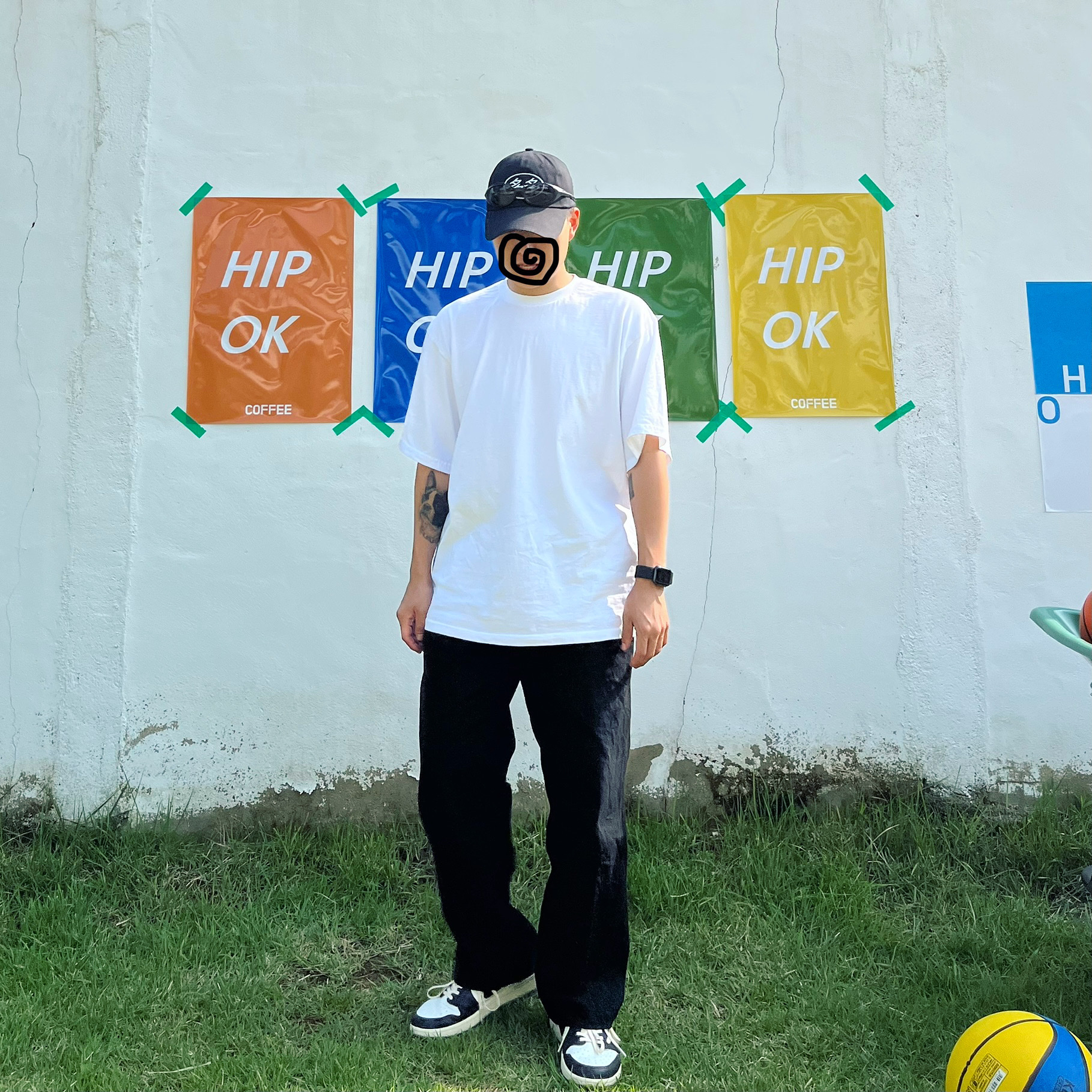 Dada Student Cap Black, Jordan 1 x Travis Scott x Fragment Retro Low OG SP Military Blue 착용 스타일