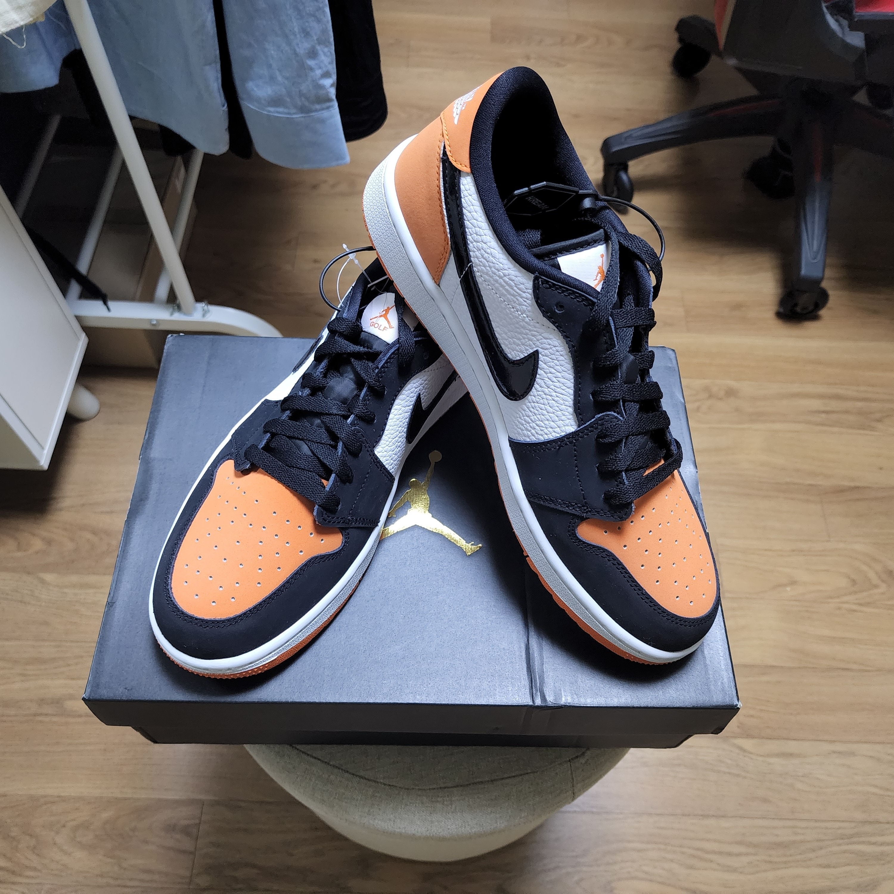 Jordan 1 Low Golf Starfish 착용 스타일 - 1