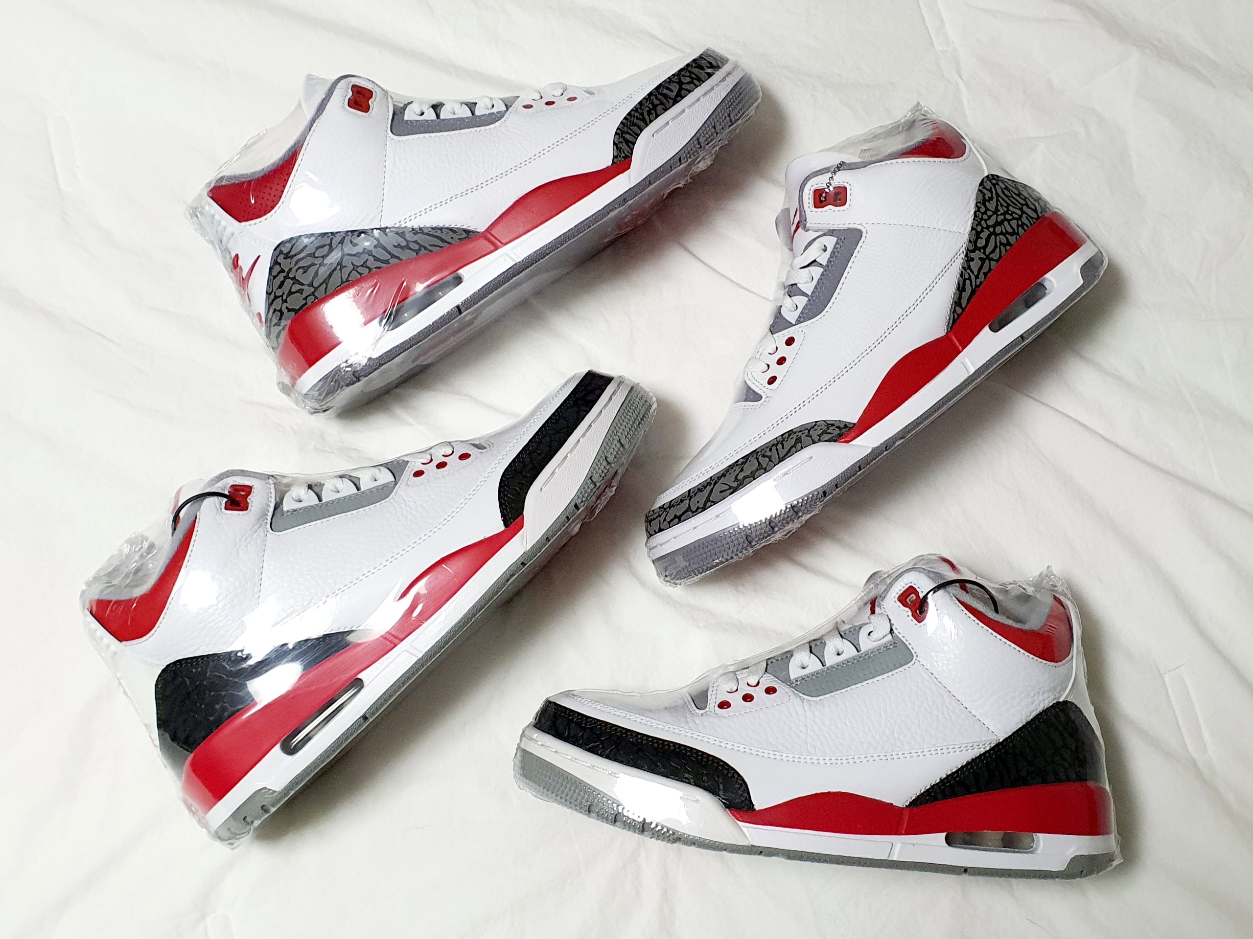 Jordan 3 Retro Fire Red 2013, Jordan 3 Retro Fire Red 2022 착용 스타일 - 1