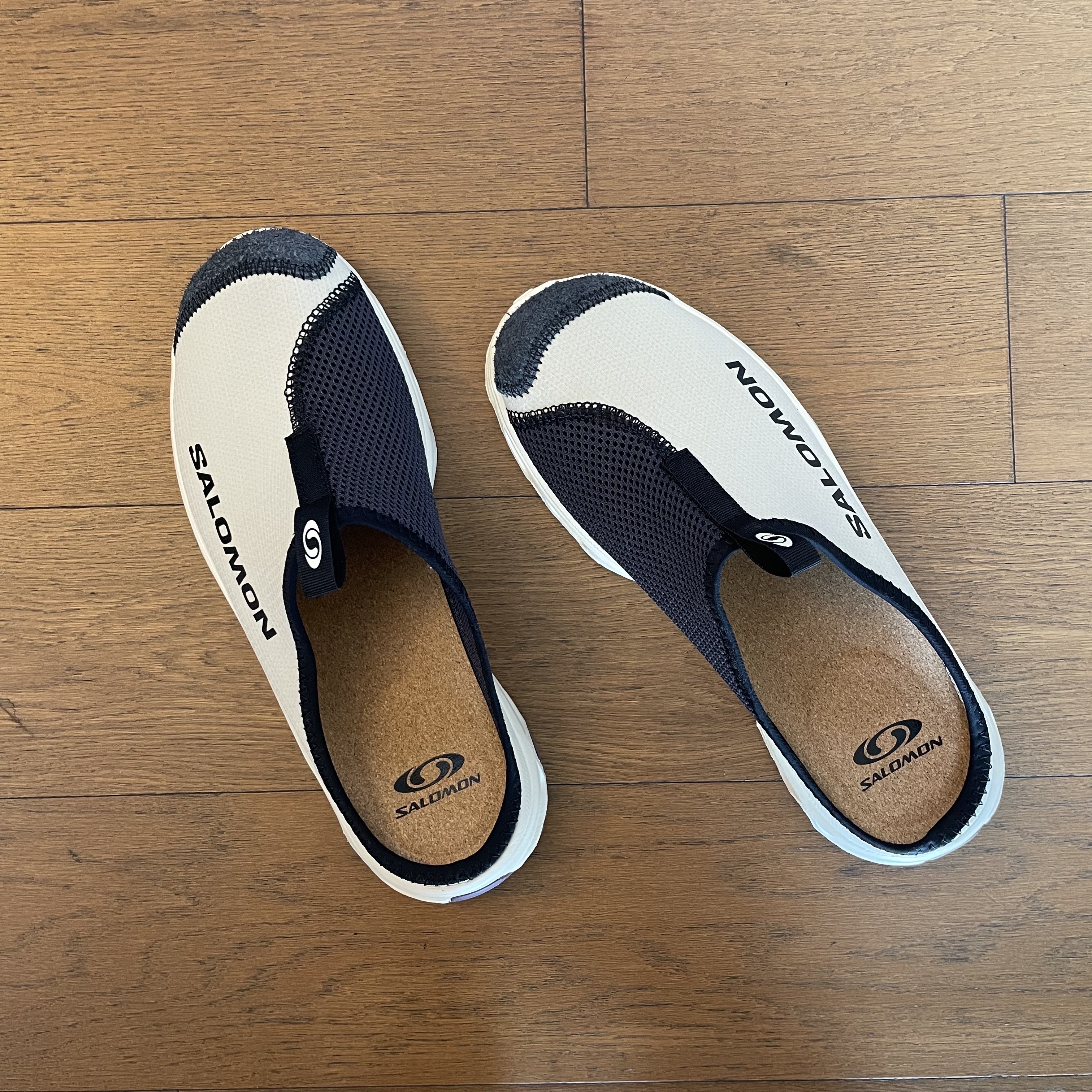 Salomon RX Slide 3.0 Bleached Sand 착용 스타일