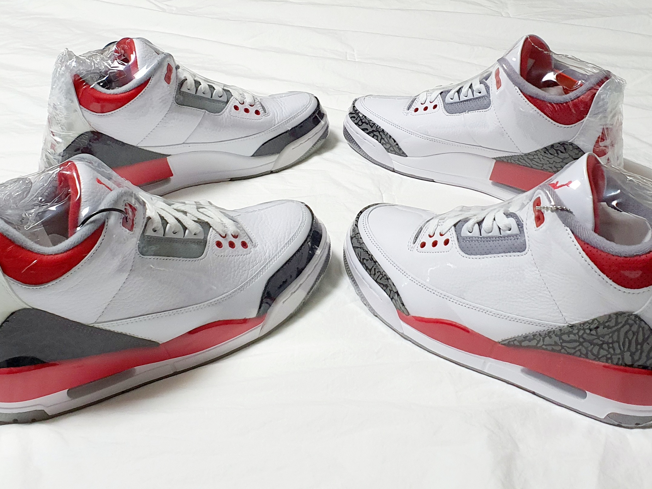 Jordan 3 Retro Fire Red 2013, Jordan 3 Retro Fire Red 2022 착용 스타일 - 3