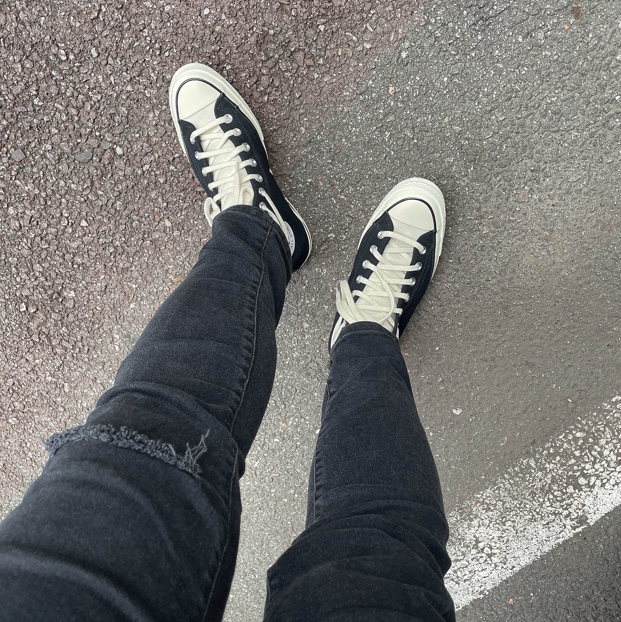 Converse x Fear of God Essentials Chuck 70 Hi Black 2020 착용 스타일