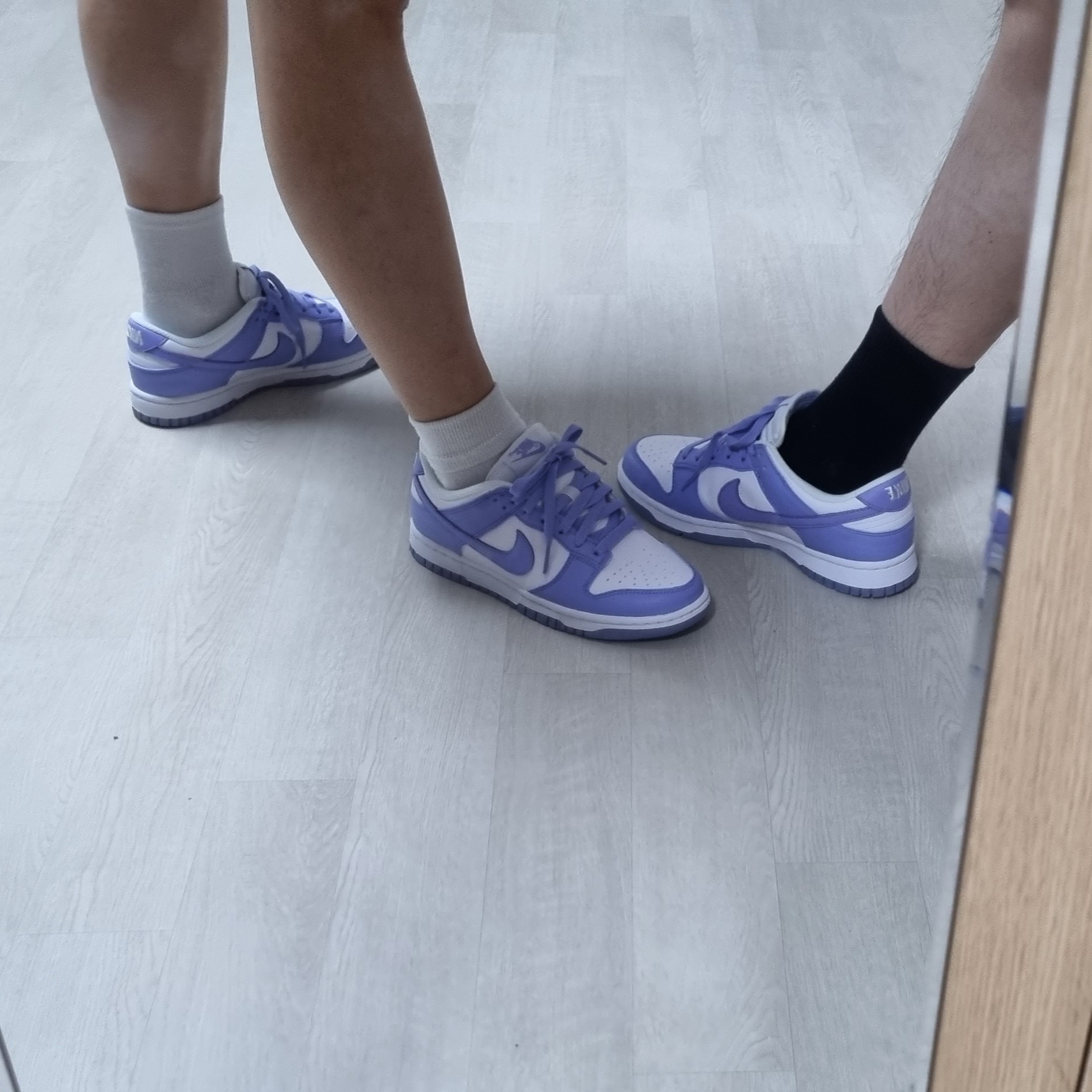 (W) Nike Dunk Low Next Nature Lilac 착용 스타일