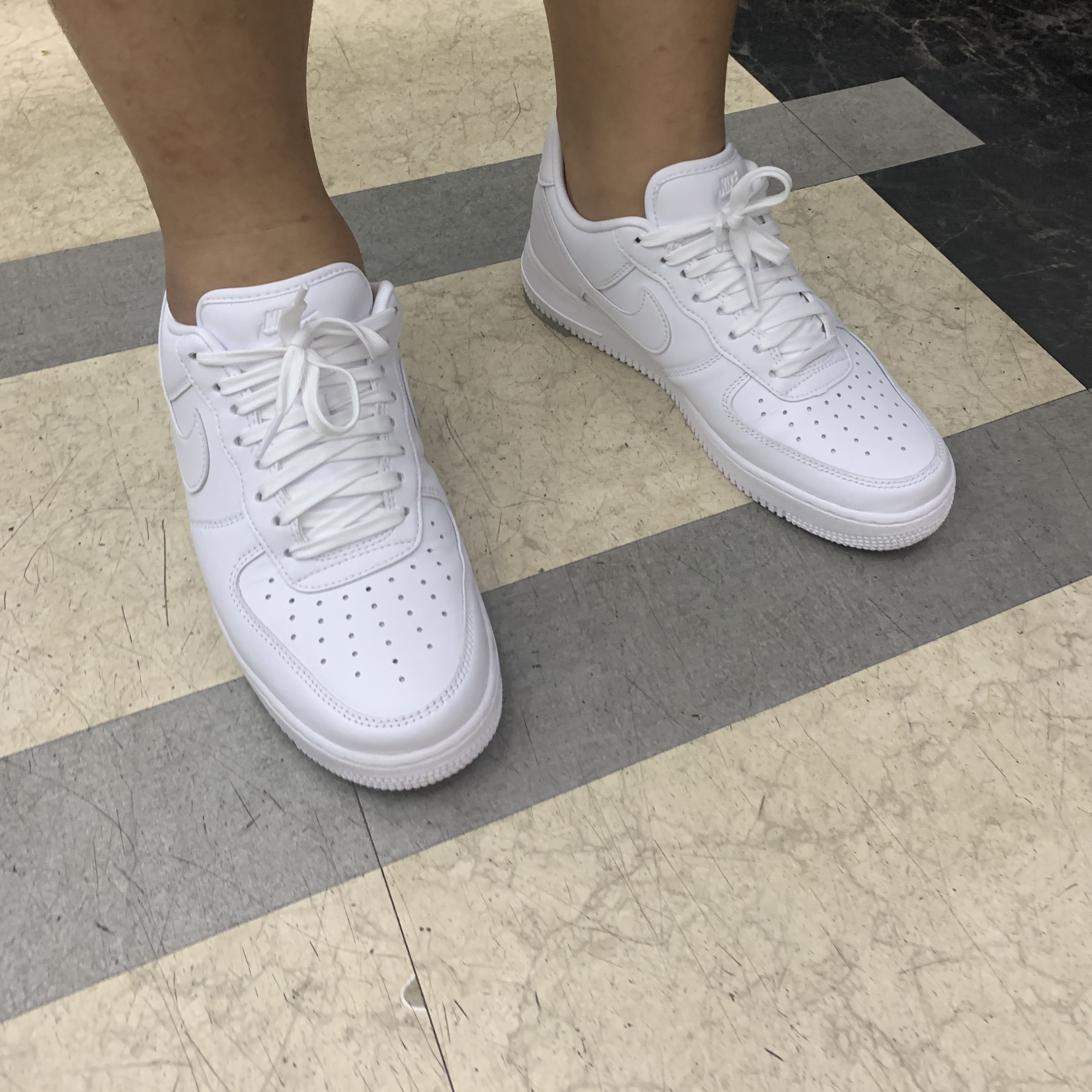 Nike Air Force 1 '07 Fresh White 착용 스타일
