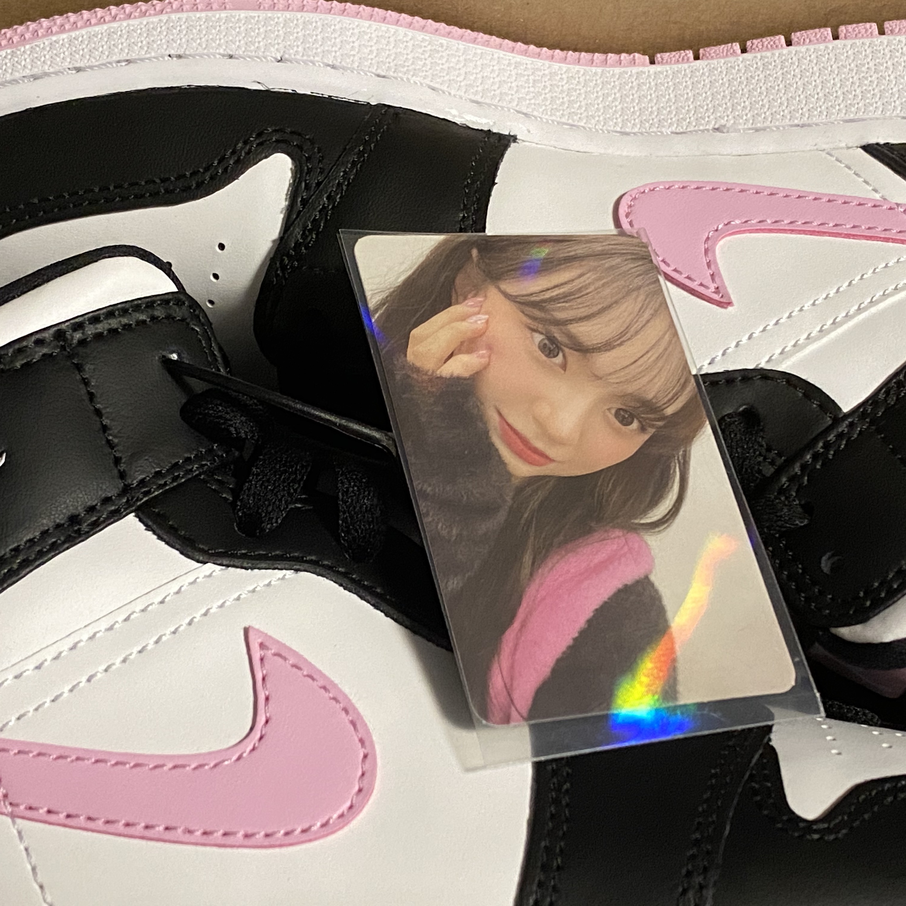 (GS) Jordan 1 Mid Light Arctic Pink 착용 스타일
