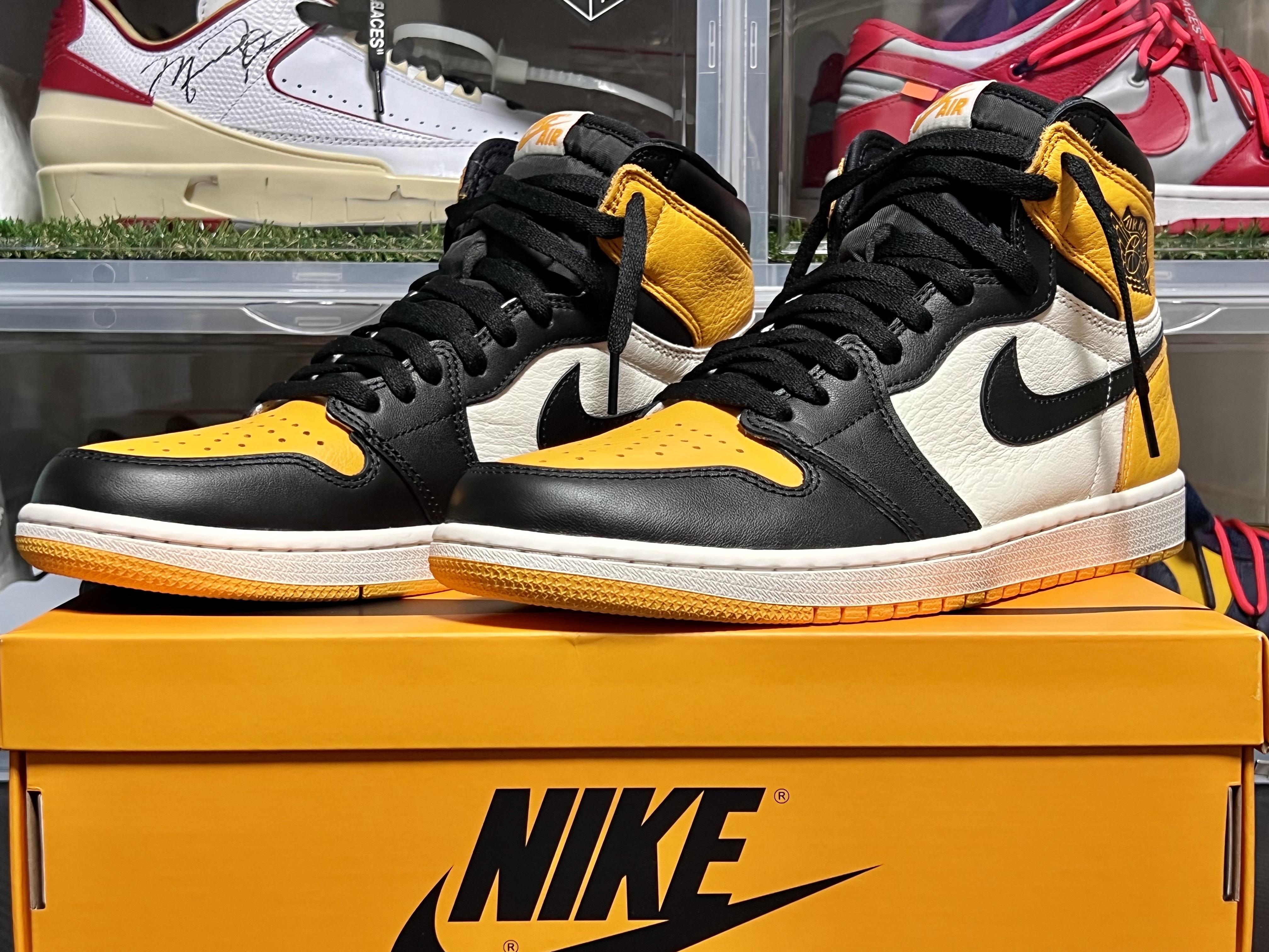Jordan 1 Retro High OG Taxi, (GS) Jordan 1 Retro High OG Taxi 착용 스타일 - 3