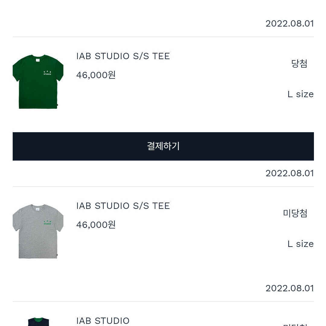 IAB Studio T-Shirt Green - 22FW 착용 스타일