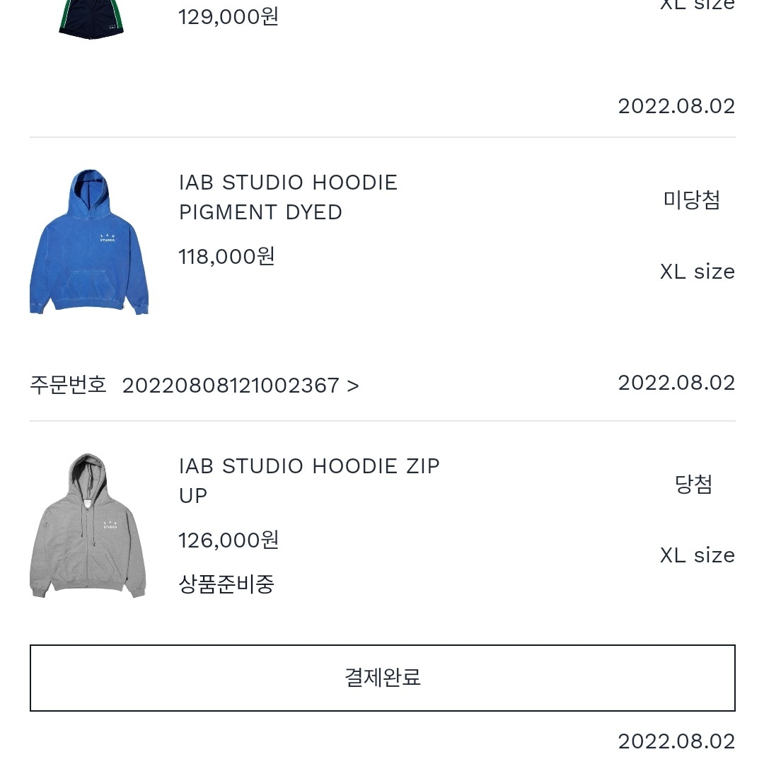 IAB Studio Zip-Up Hoodie Gray - 22FW 착용 스타일