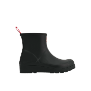 (W) Hunter Play Short Rain Boots Black