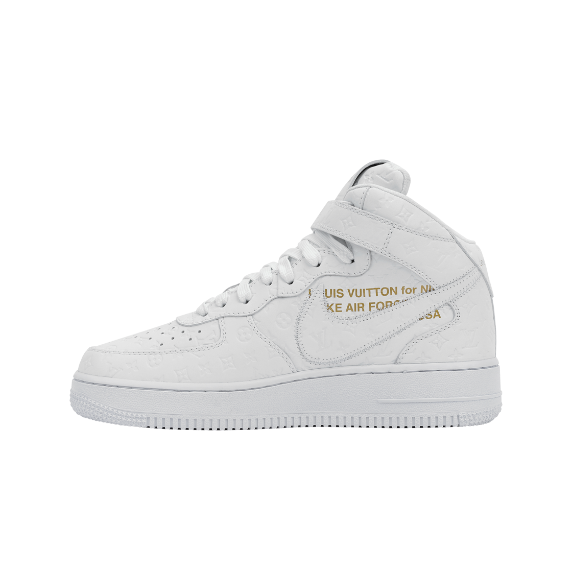 루이비통 x 나이키 에어포스 1 미드 바이 버질 아블로 화이트(Louis Vuitton x Nike Air Force 1 Mid by Virgil Abloh White) - 2