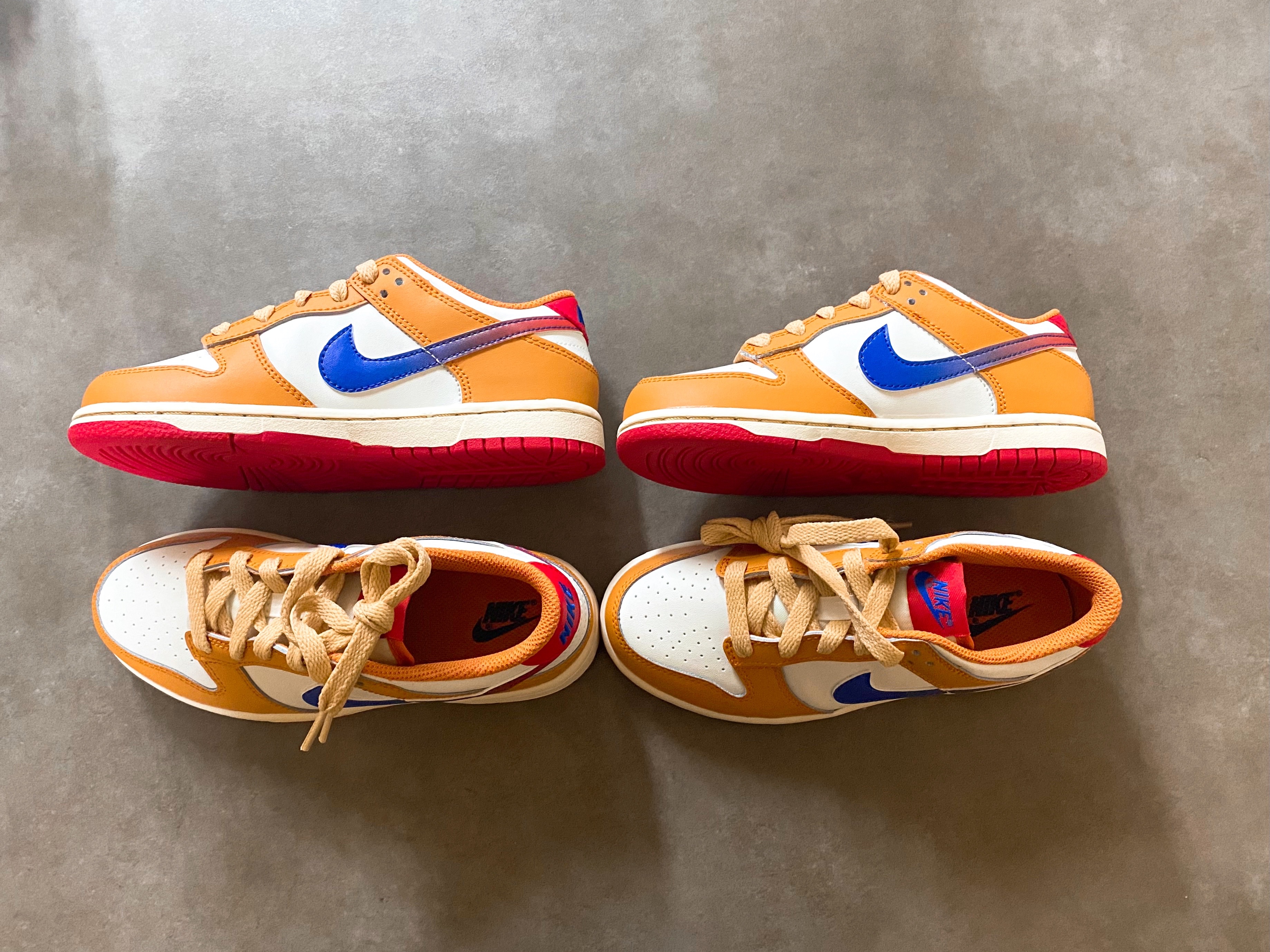 (PS) Nike Dunk Low Hot Curry and Game Royal 착용 스타일 - 1