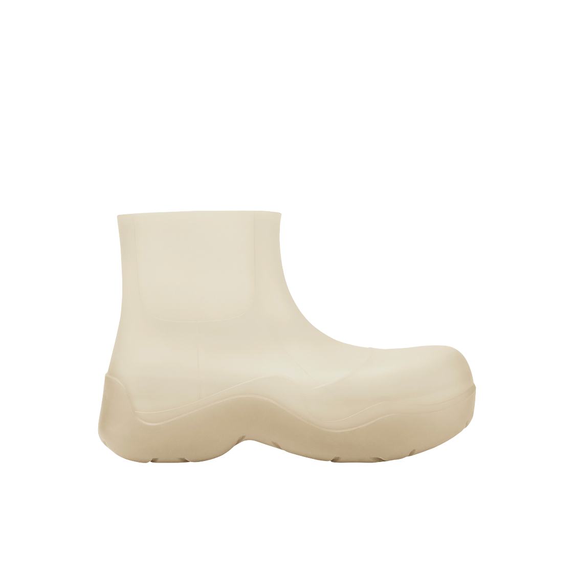 (W) 보테가 베네타 퍼들 앵클 부츠 씨 솔트((W) Bottega Veneta Puddle Ankle Boots Sea Salt)