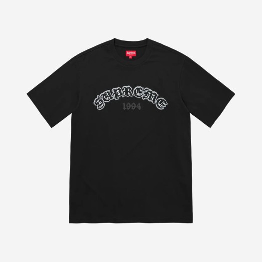 슈프림 올드 잉글리쉬 글로우 숏슬리브 티셔츠 블랙 - 22SS