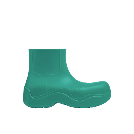 (W) Bottega Veneta Puddle Ankle Boots Acid Turquoise