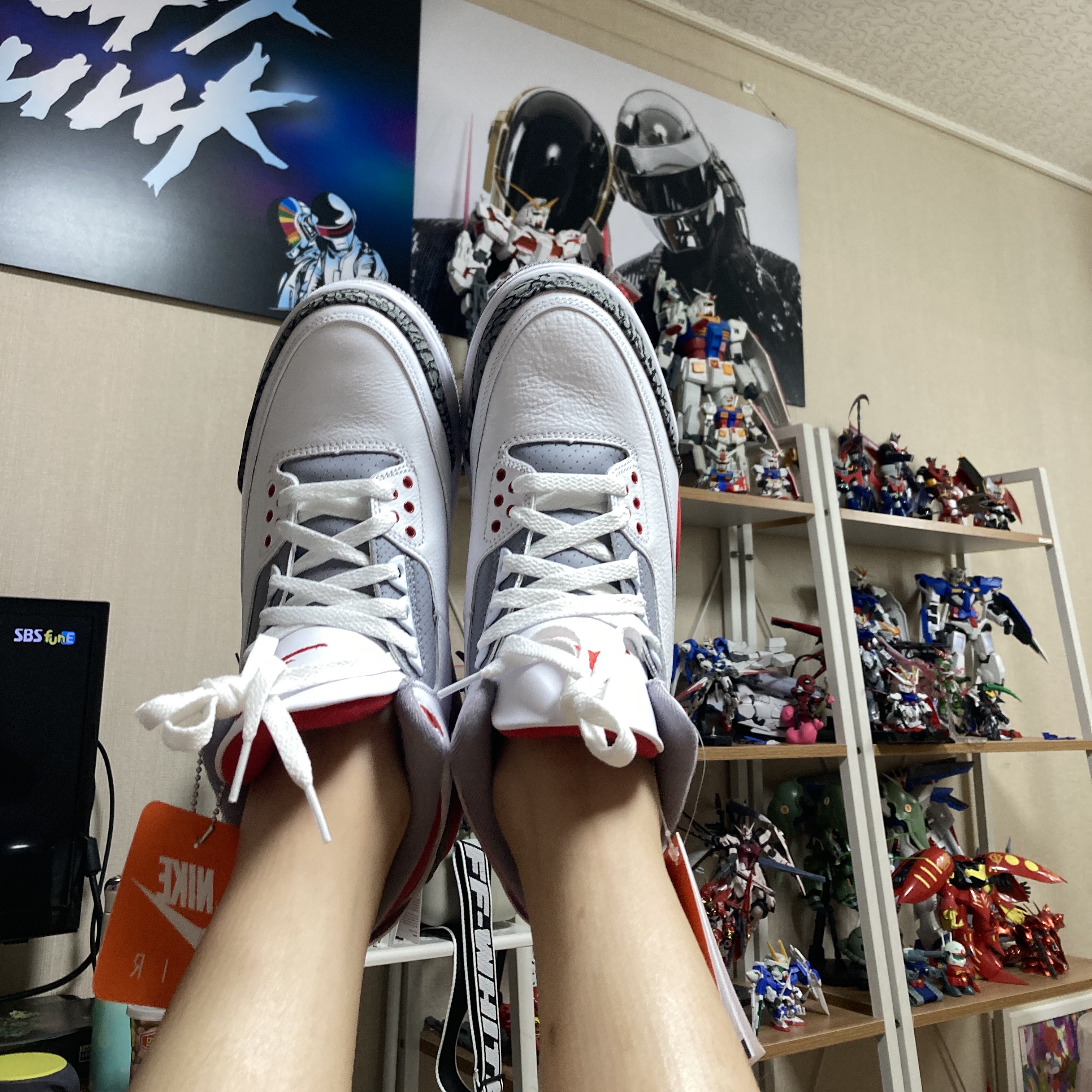 Jordan 3 Retro Fire Red 2022 착용 스타일 - 1