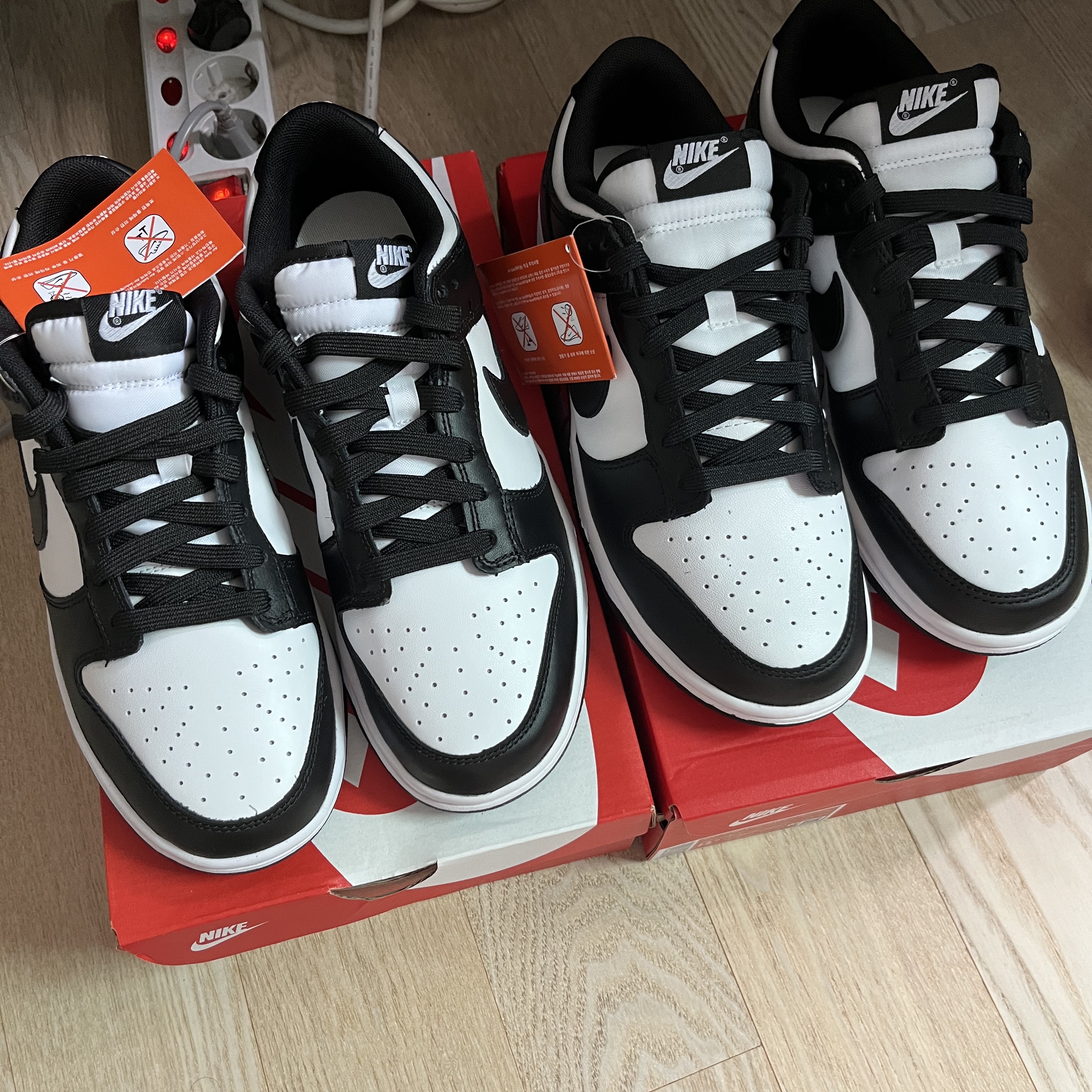 Nike Dunk Low Retro Black 착용 스타일 - 1