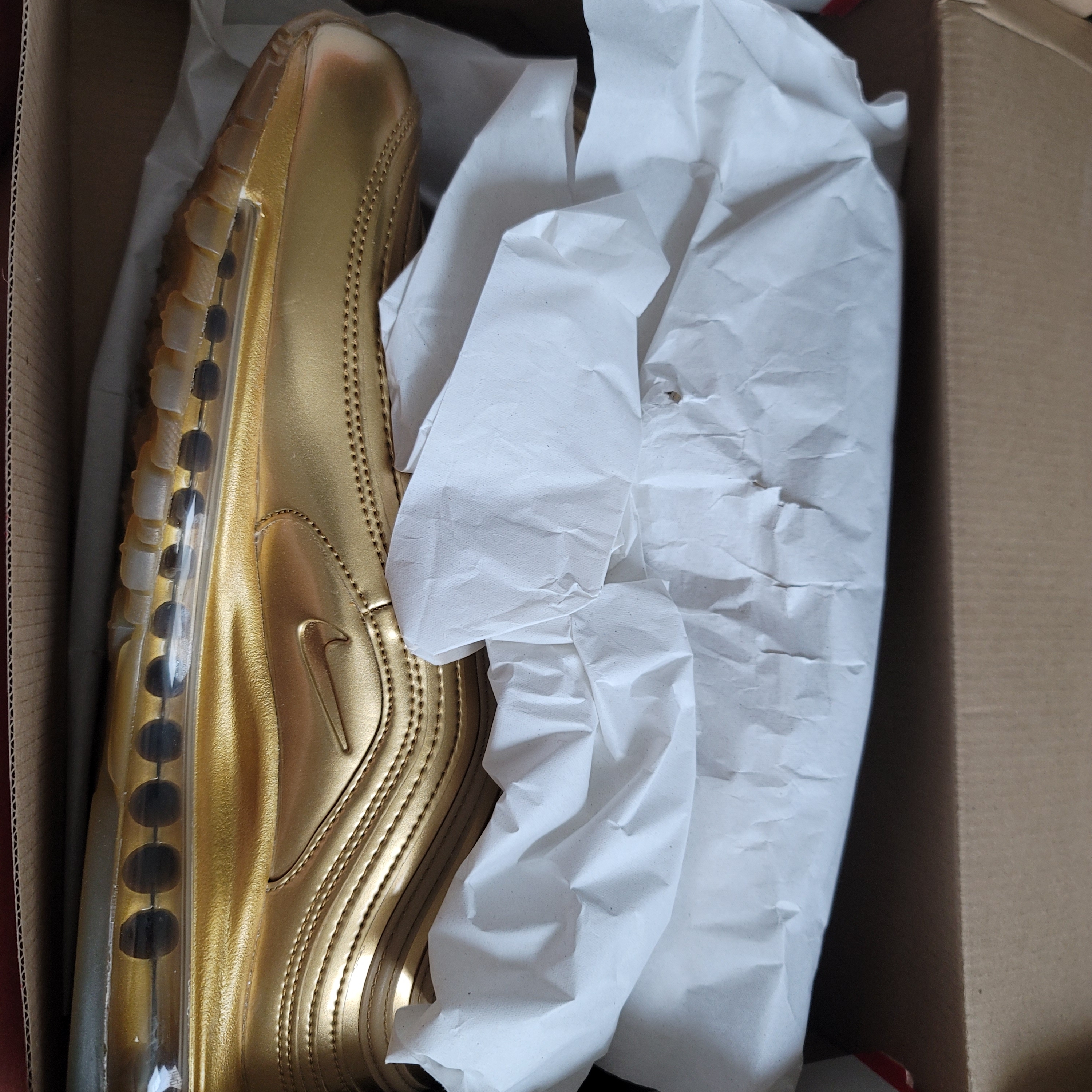 Nike Air Max 97 Olympic Gold 착용 스타일