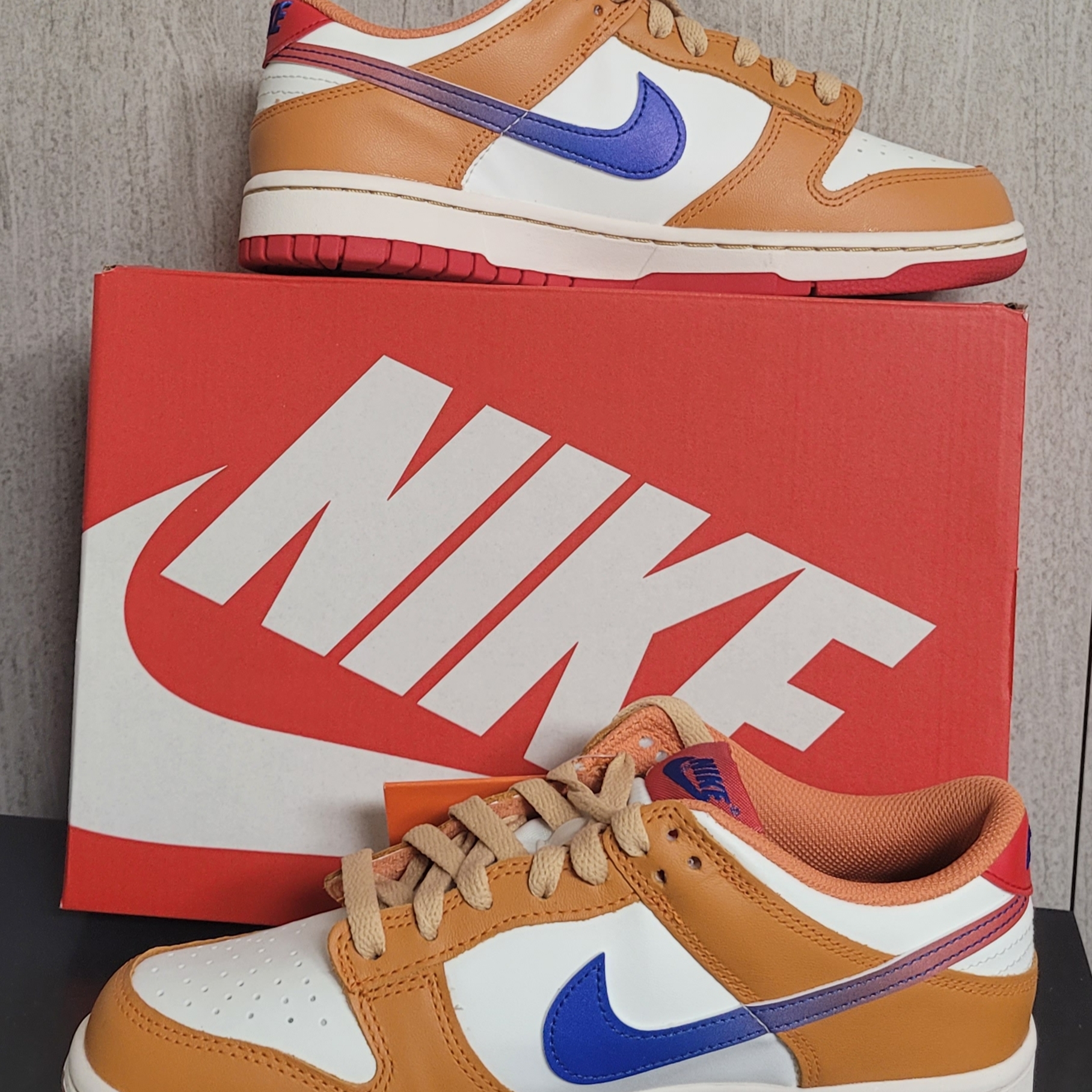 (GS) Nike Dunk Low Hot Curry and Game Royal 착용 스타일 - 2