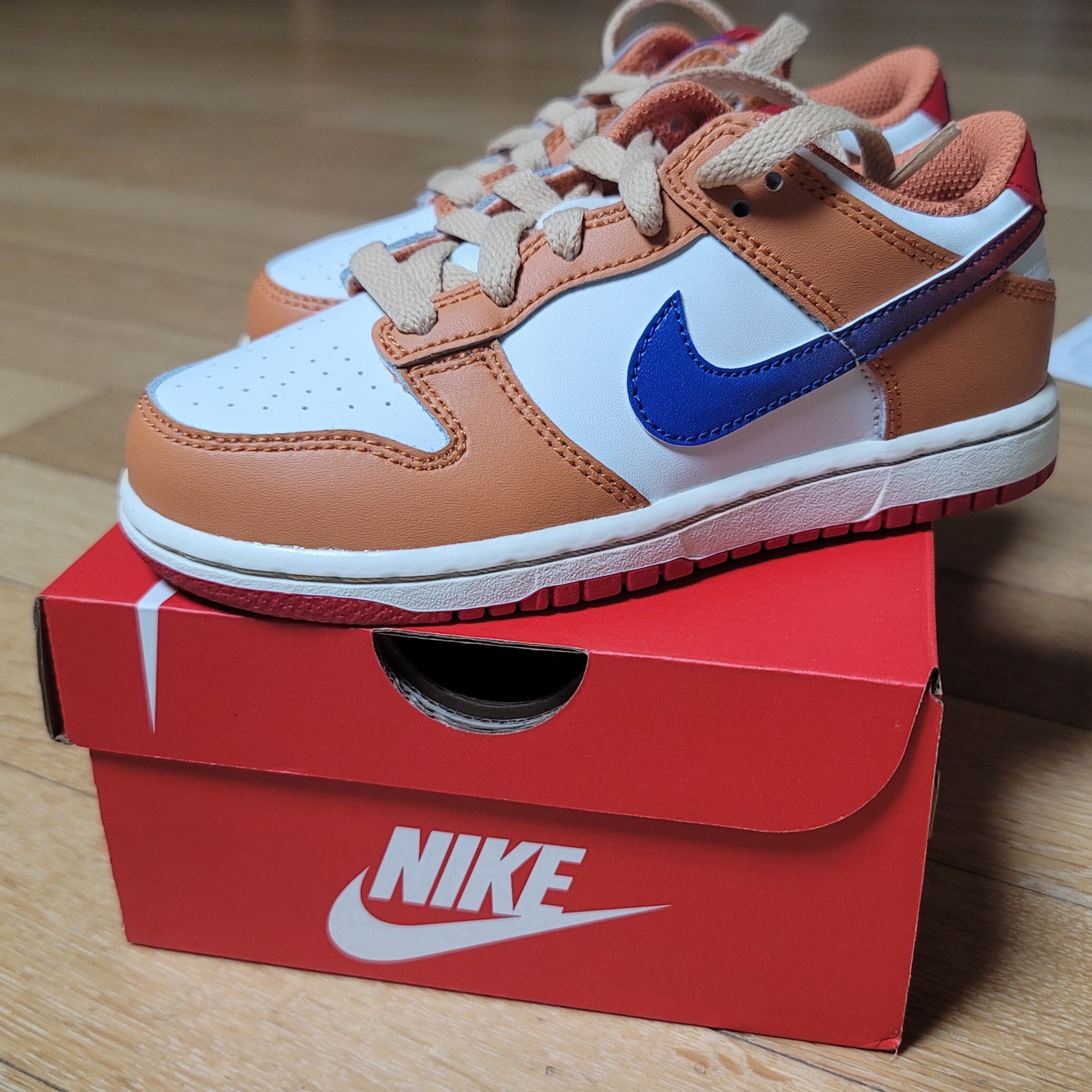 (PS) Nike Dunk Low Hot Curry and Game Royal 착용 스타일 - 4