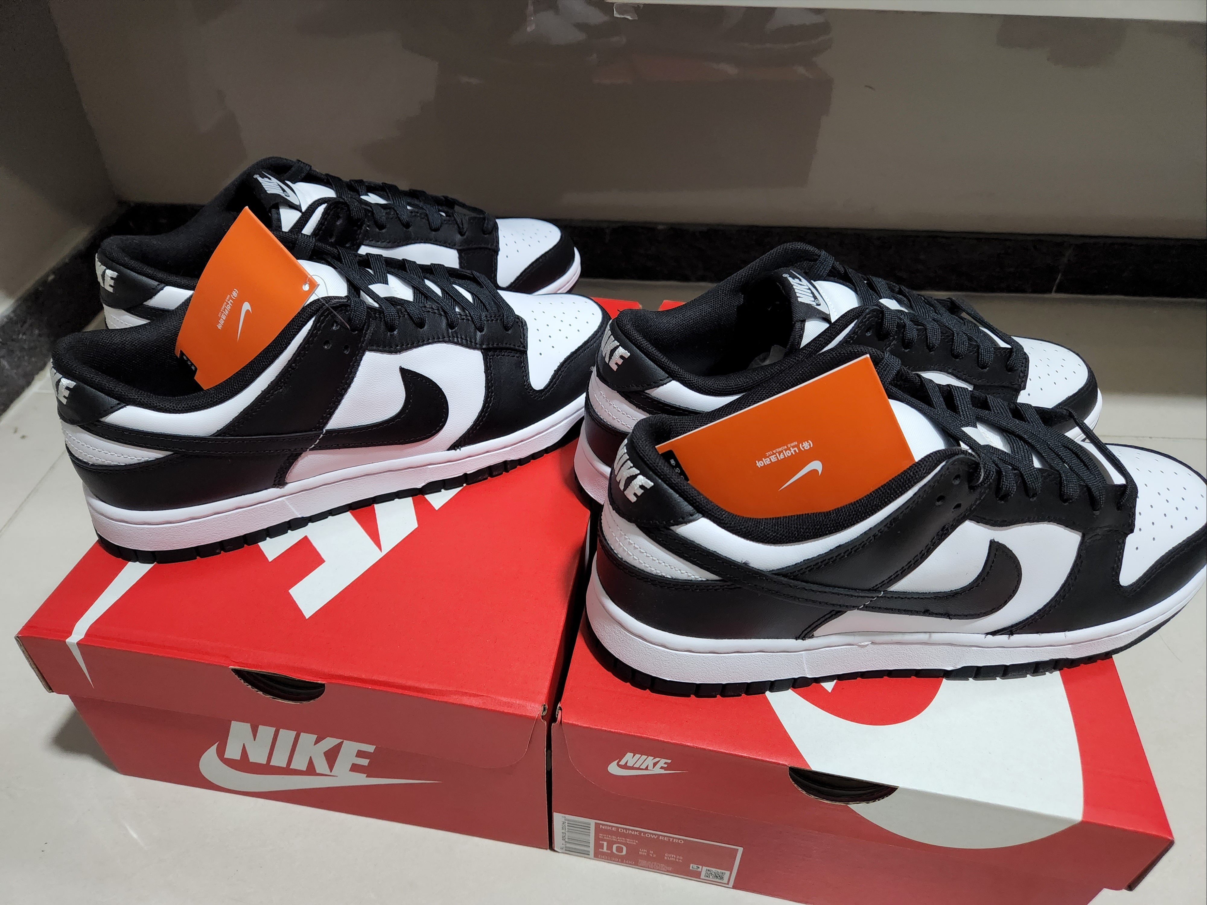 Nike Dunk Low Retro Black 착용 스타일