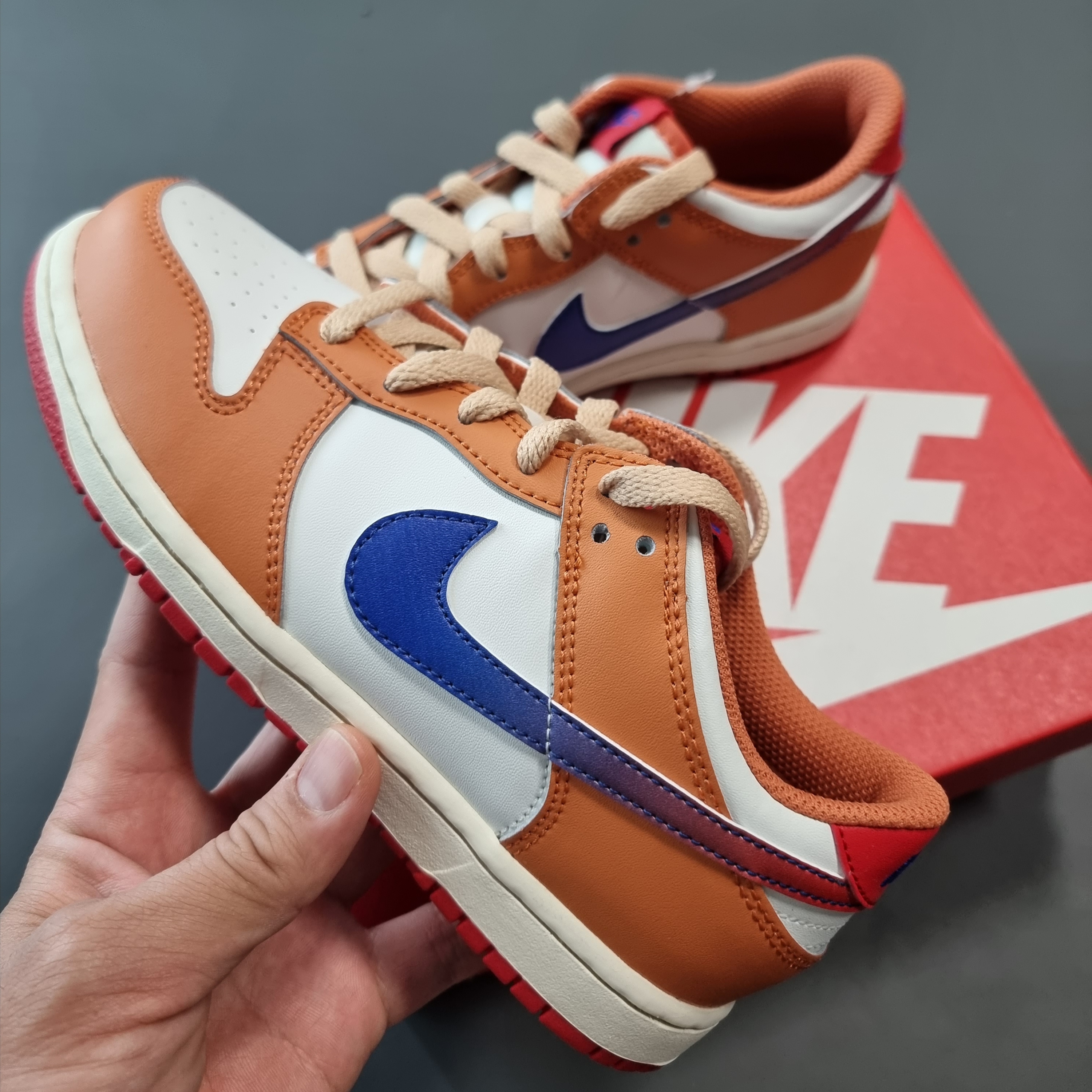 (PS) Nike Dunk Low Hot Curry and Game Royal 착용 스타일 - 2