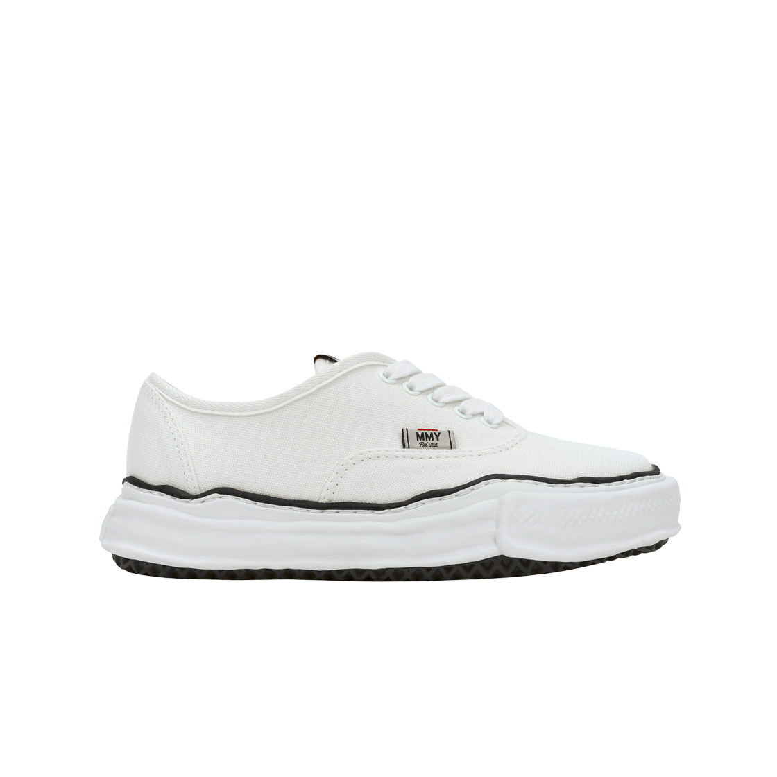 메종 미하라 야스히로 베이커 OG 솔 캔버스 로우 컷 스니커즈 화이트(Maison Mihara Yasuhiro Baker OG Sole Canvas Low Cut Sneakers White)