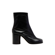 (W) Maison Margiela Tabi Vintage Leather Boot Black