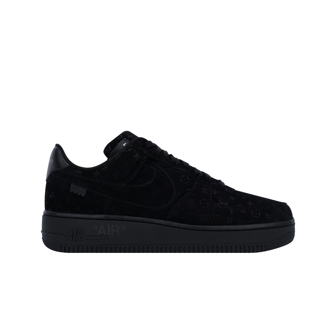 루이비통 x 나이키 에어포스 1 로우 바이 버질 아블로 블랙(Louis Vuitton x Nike Air Force 1 Low by Virgil Abloh Black)