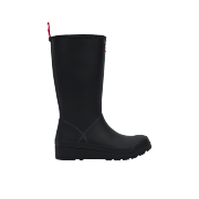 (W) Hunter Play Tall Wellington Rain Boots Black