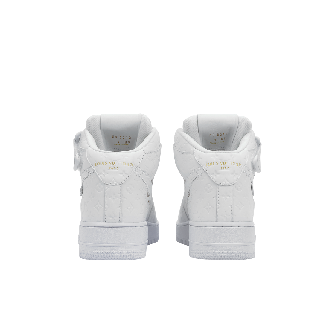 루이비통 x 나이키 에어포스 1 미드 바이 버질 아블로 화이트(Louis Vuitton x Nike Air Force 1 Mid by Virgil Abloh White) - 4