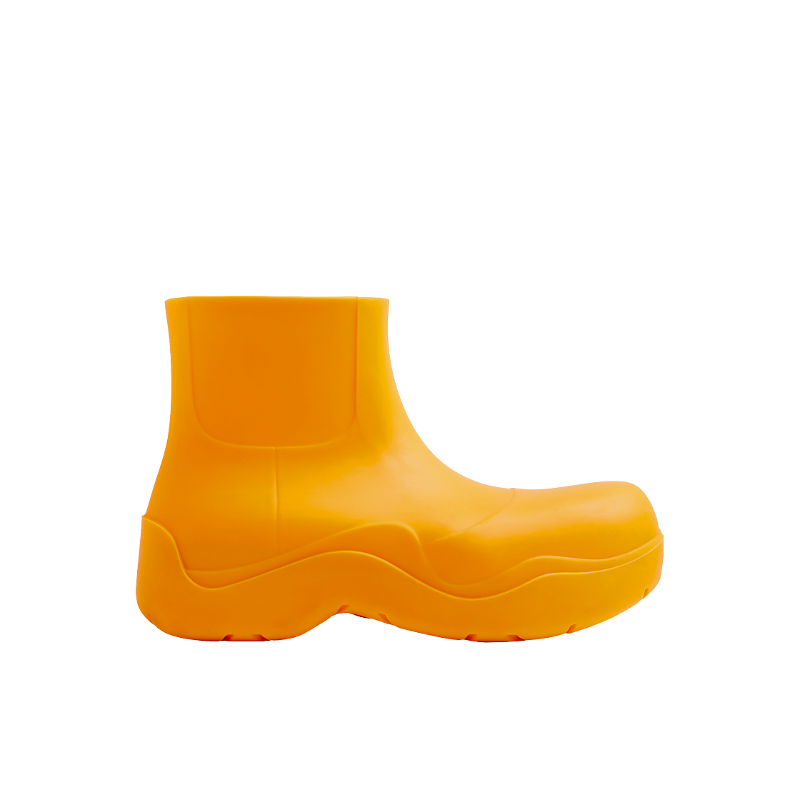 (W) 보테가 베네타 퍼들 앵클 부츠 탠저린((W) Bottega Veneta Puddle Ankle Boots Tangerine)