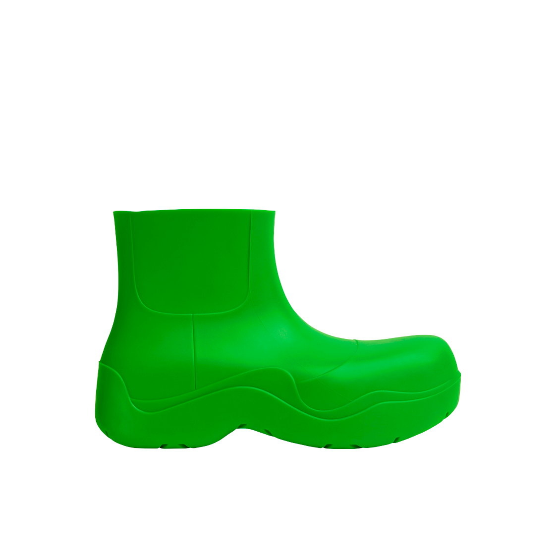 보테가 베네타 퍼들 앵클 부츠 그래스