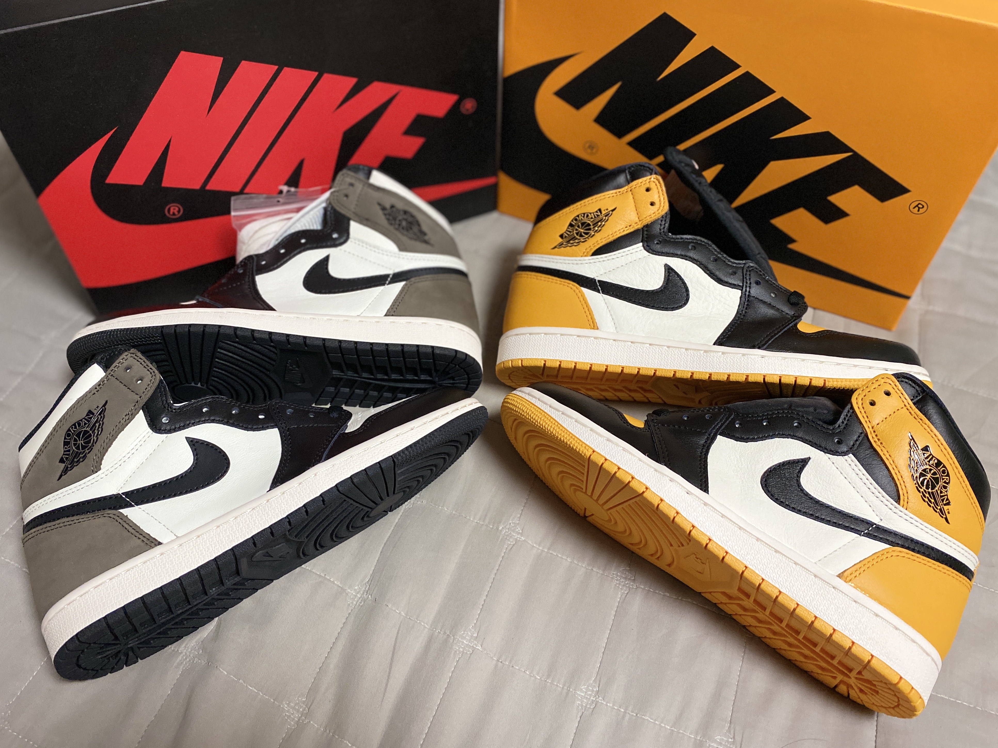 Jordan 1 Retro High OG Black Mocha, (GS) Jordan 1 Retro High OG Black Mocha 착용 스타일