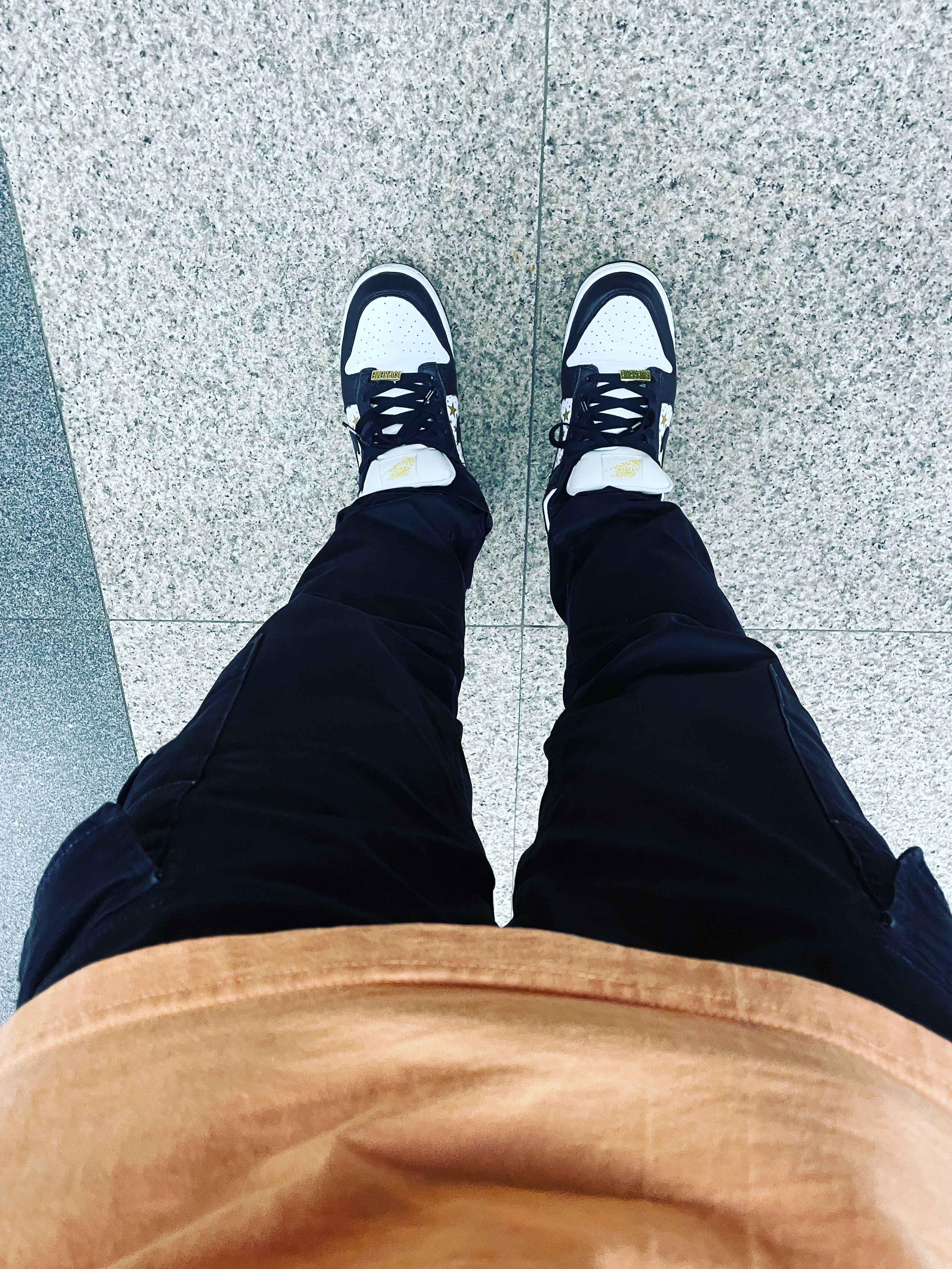 Stone Island 318L1 T.CO+OLD Cargo Pants Black - 21FW, Nike x Supreme SB Dunk Low Black 착용 스타일