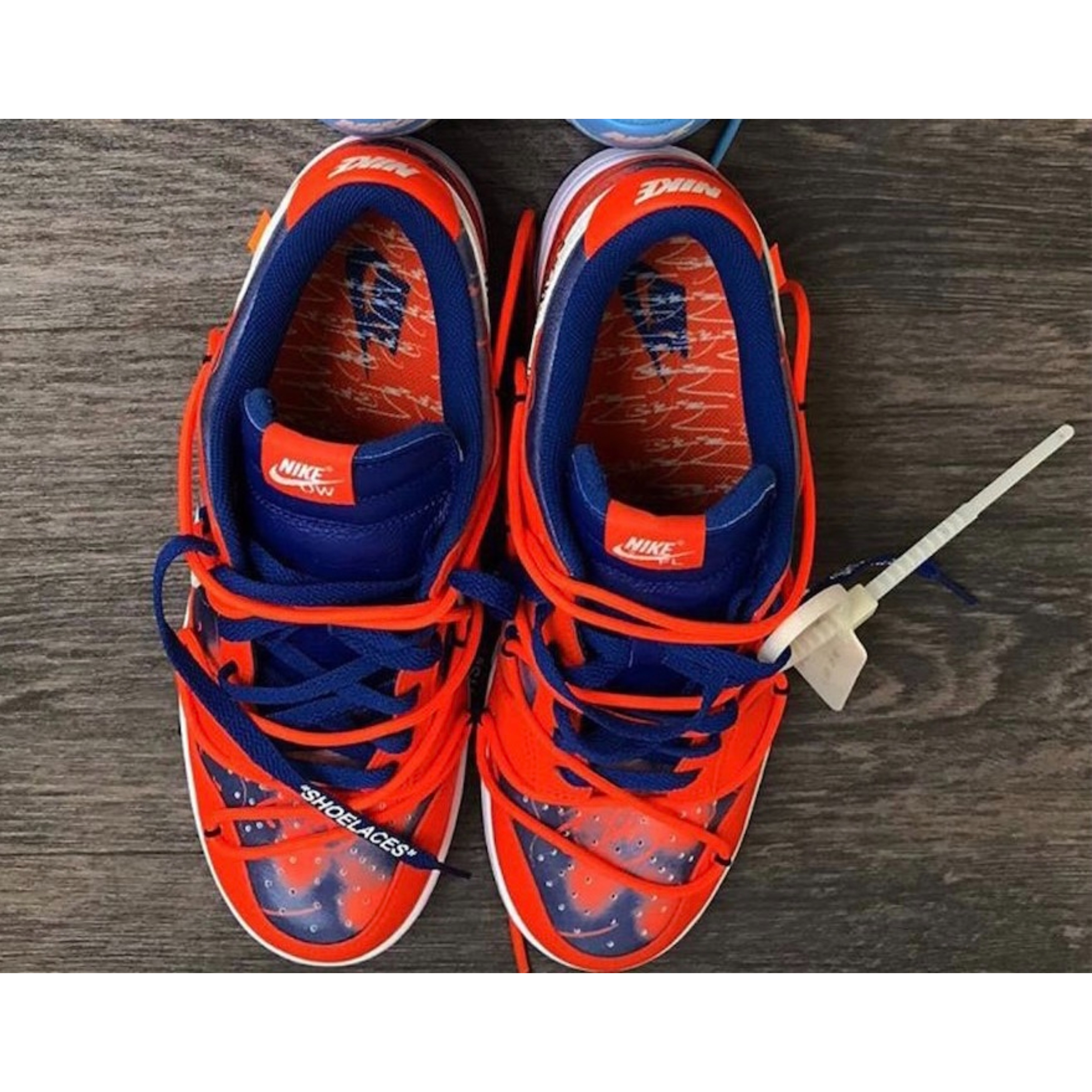 Nike x Off-White Dunk Low Pine Green, Nike x Off-White Dunk Low The 50 - Lot 18 착용 스타일 - 4