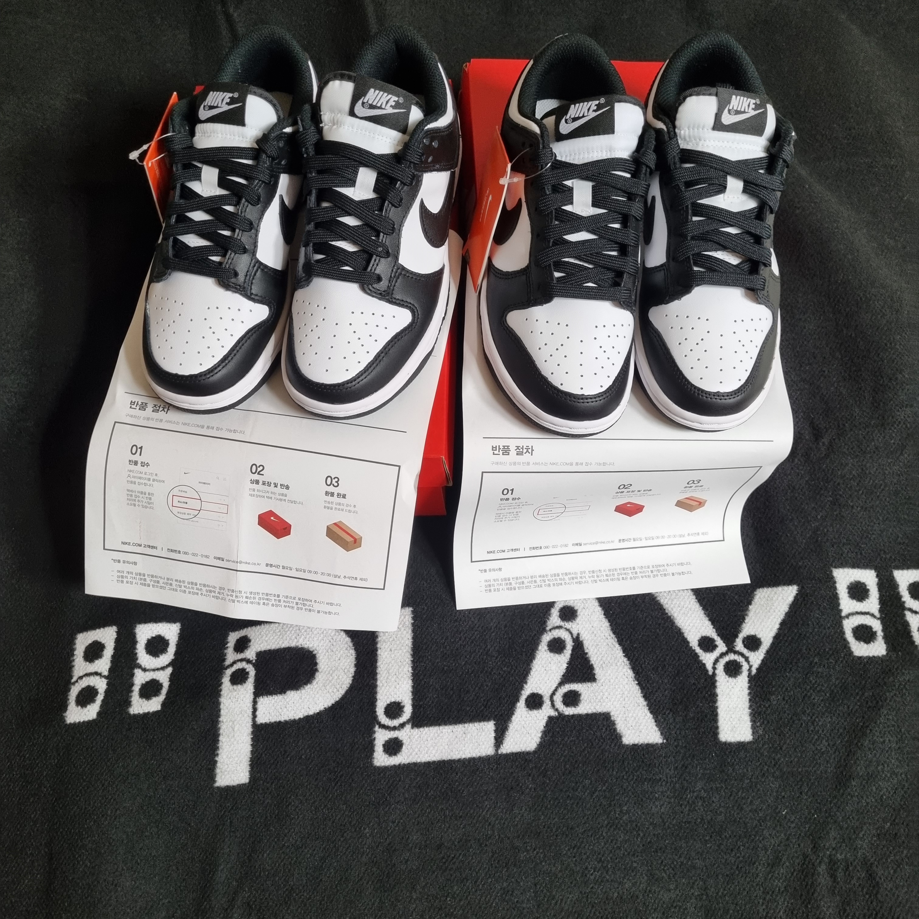 (W) Nike Dunk Low Black 착용 스타일