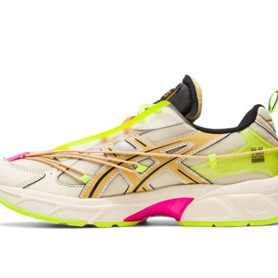 Asics x P.E Nation Gel-1130 Cream Paper Bag 착용 스타일