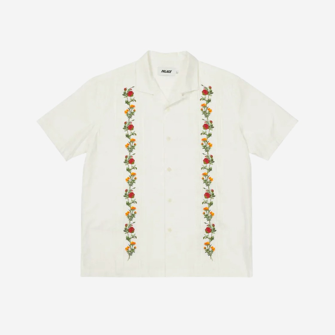 Palace Rose Chain Shirt White - 22FW 상세 이미지 1