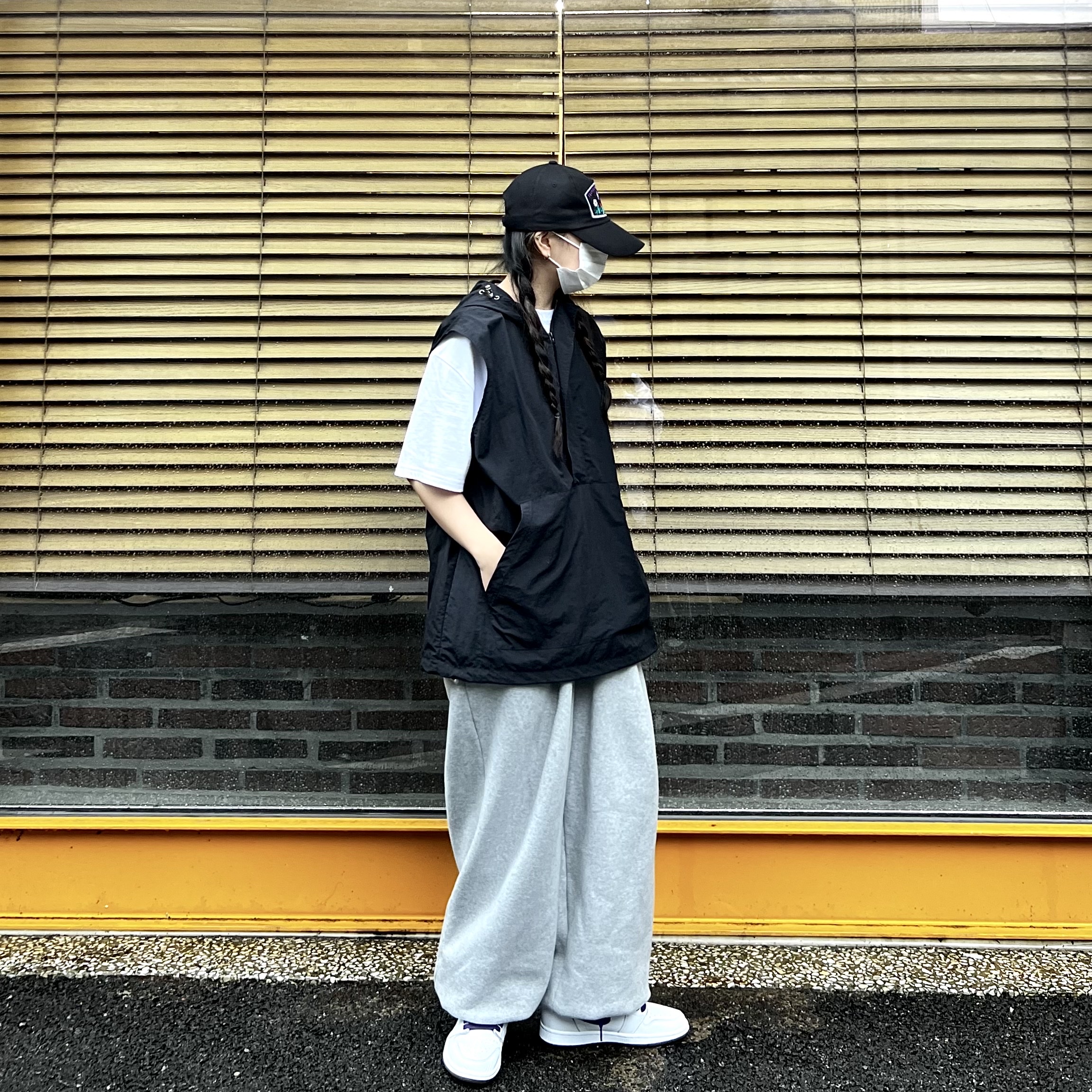 (W) Jordan 1 High OG Court Purple 착용 스타일 - 1
