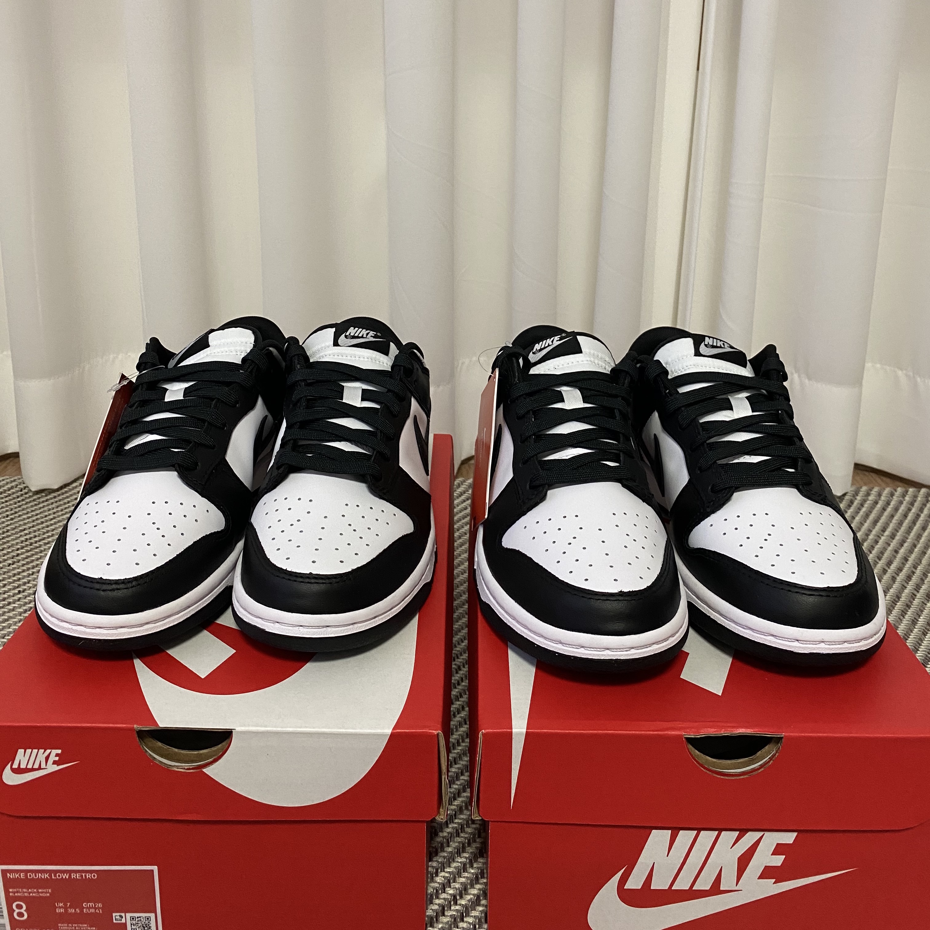 Nike Dunk Low Retro Black 착용 스타일