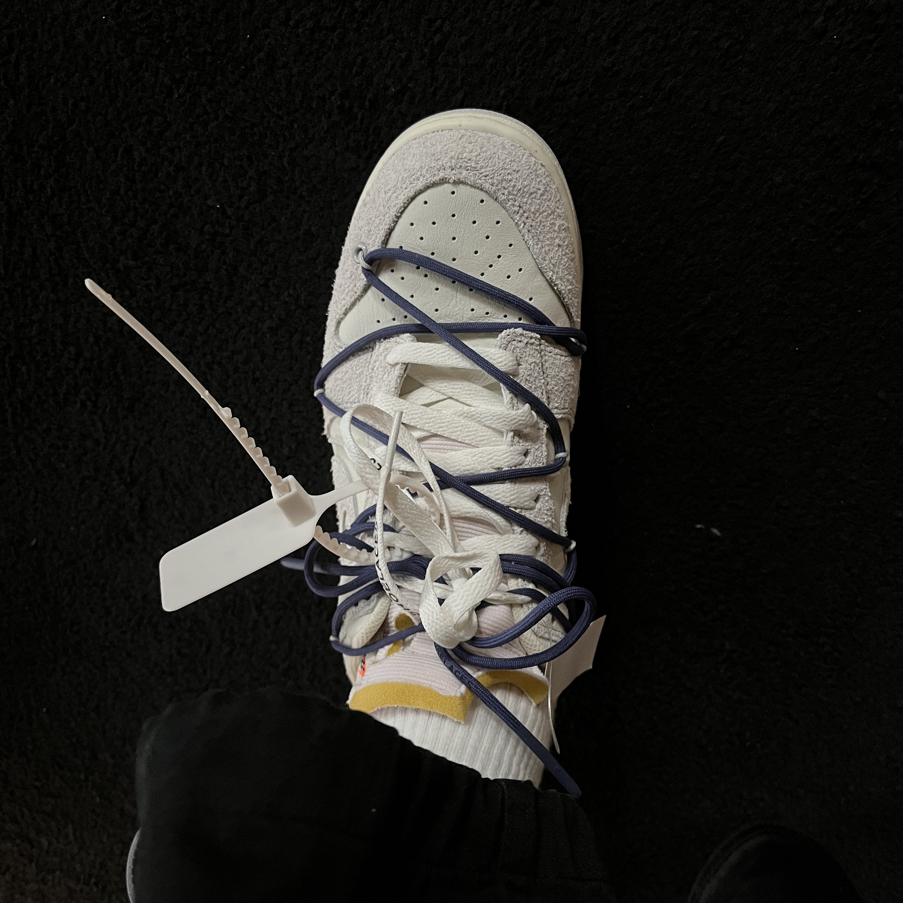 Nike x Off-White Dunk Low The 50 - Lot 18 착용 스타일 - 1