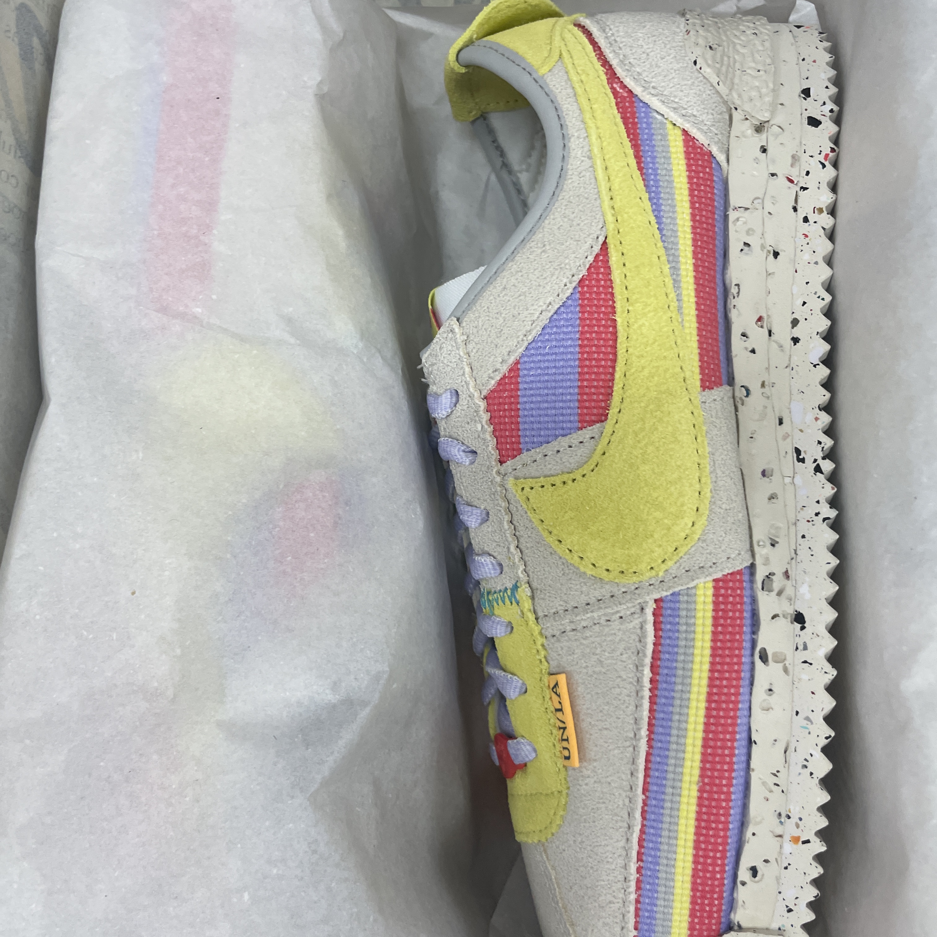 Nike x Union Cortez SP Lemon Frost 착용 스타일