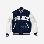 Palace Greek Varsity Jacket Blue - 22FW