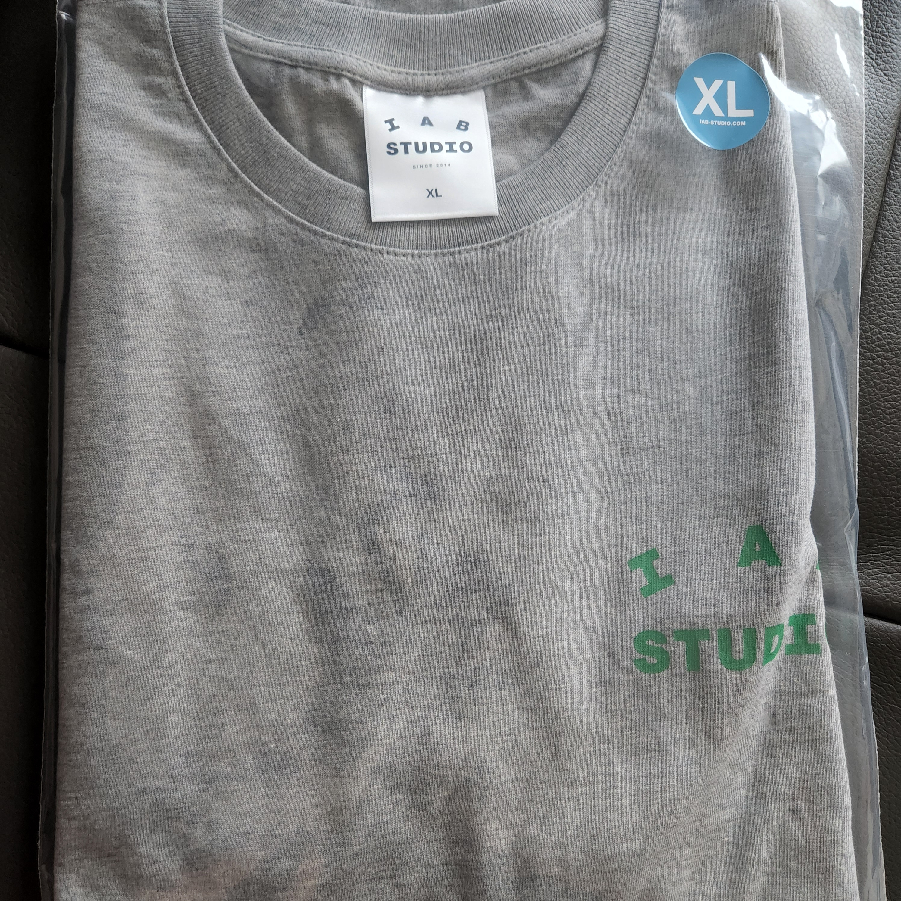 IAB Studio T-Shirt Gray Green - 22FW 착용 스타일