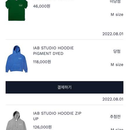 IAB Studio Pigment Hoodie Royal Blue - 22FW 착용 스타일