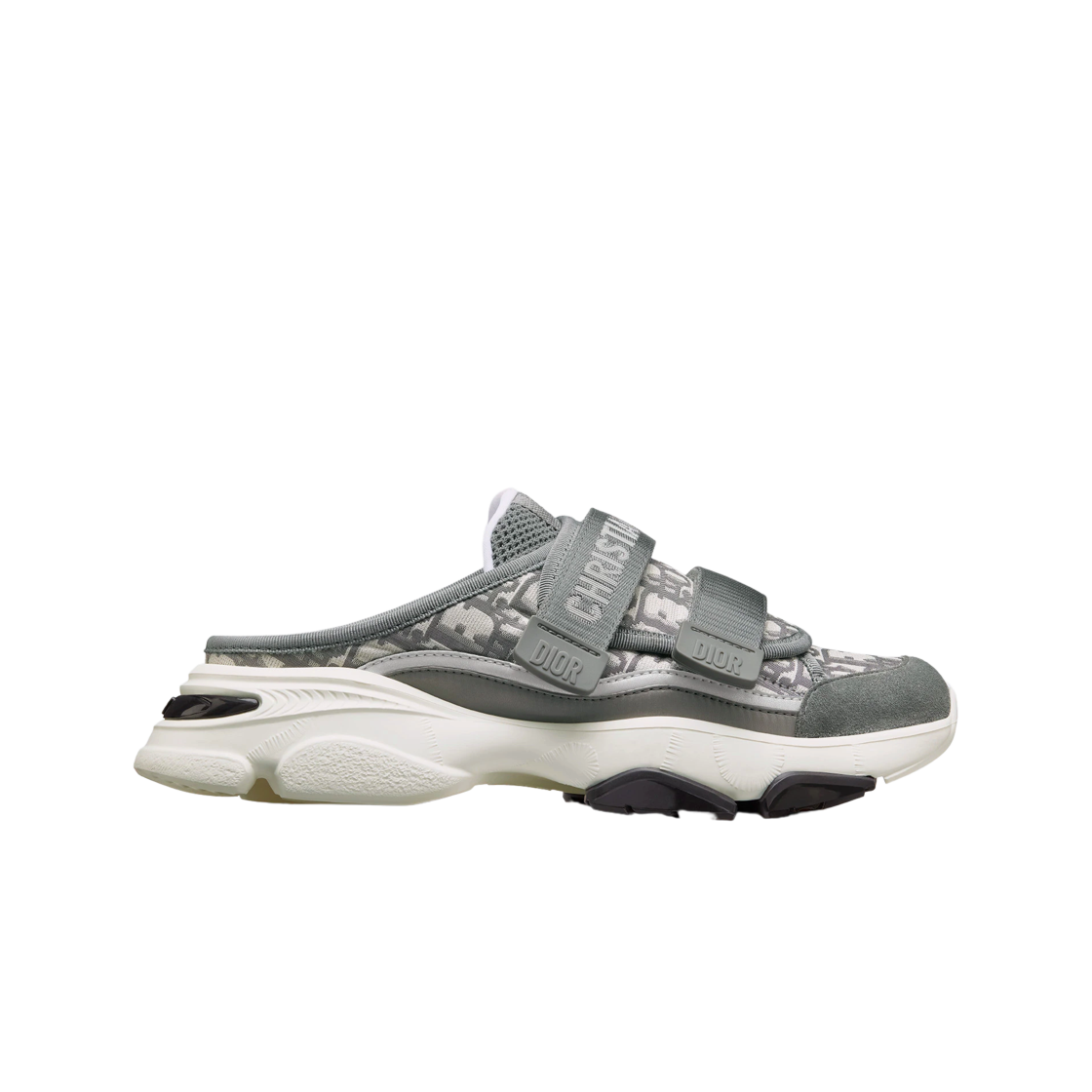 (W) 디올 D 완더 스니커즈 그레이((W) Dior D-Wander Sneakers Deep Grey) - 1