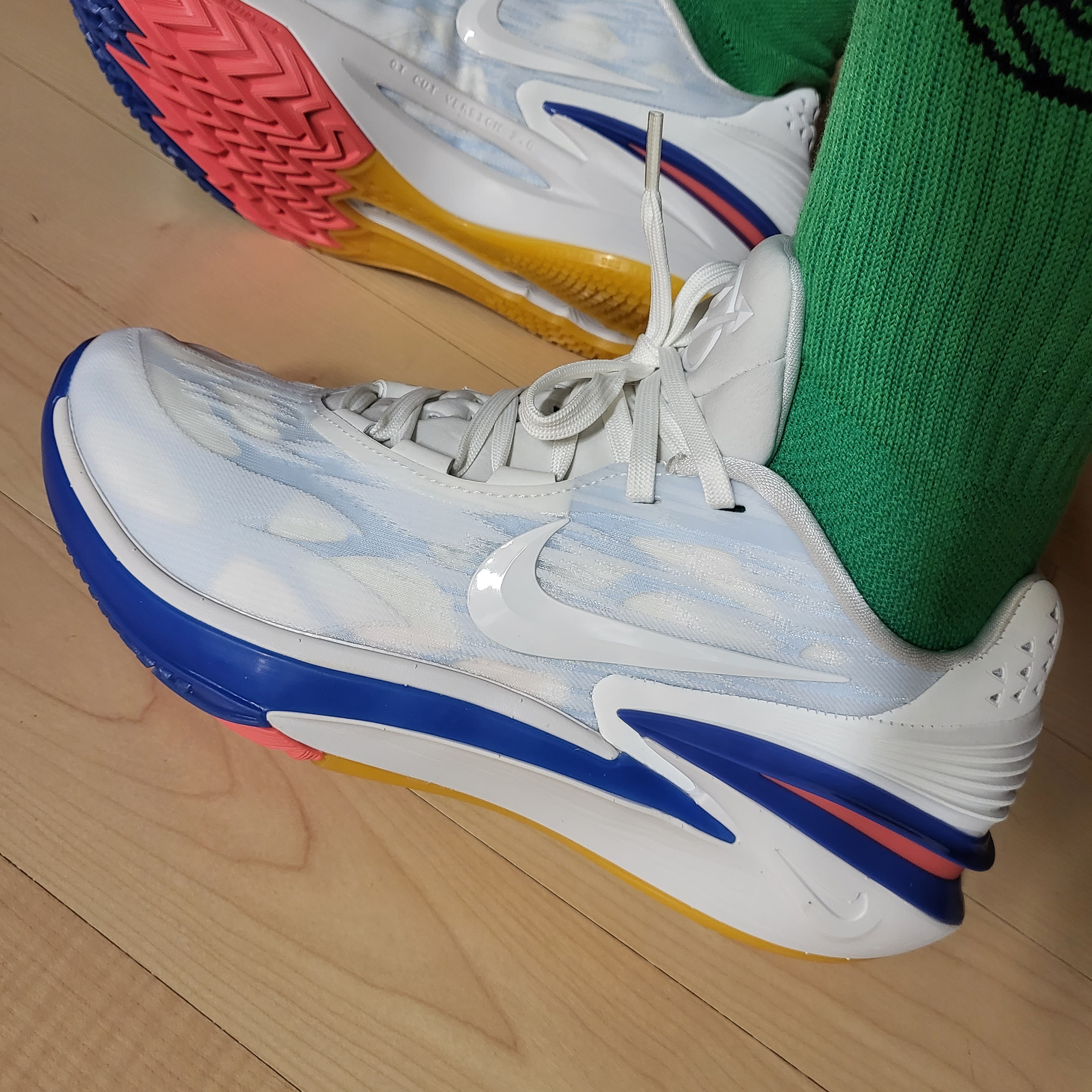 Nike Air Zoom GT Cut 2 Summit White 착용 스타일 - 4