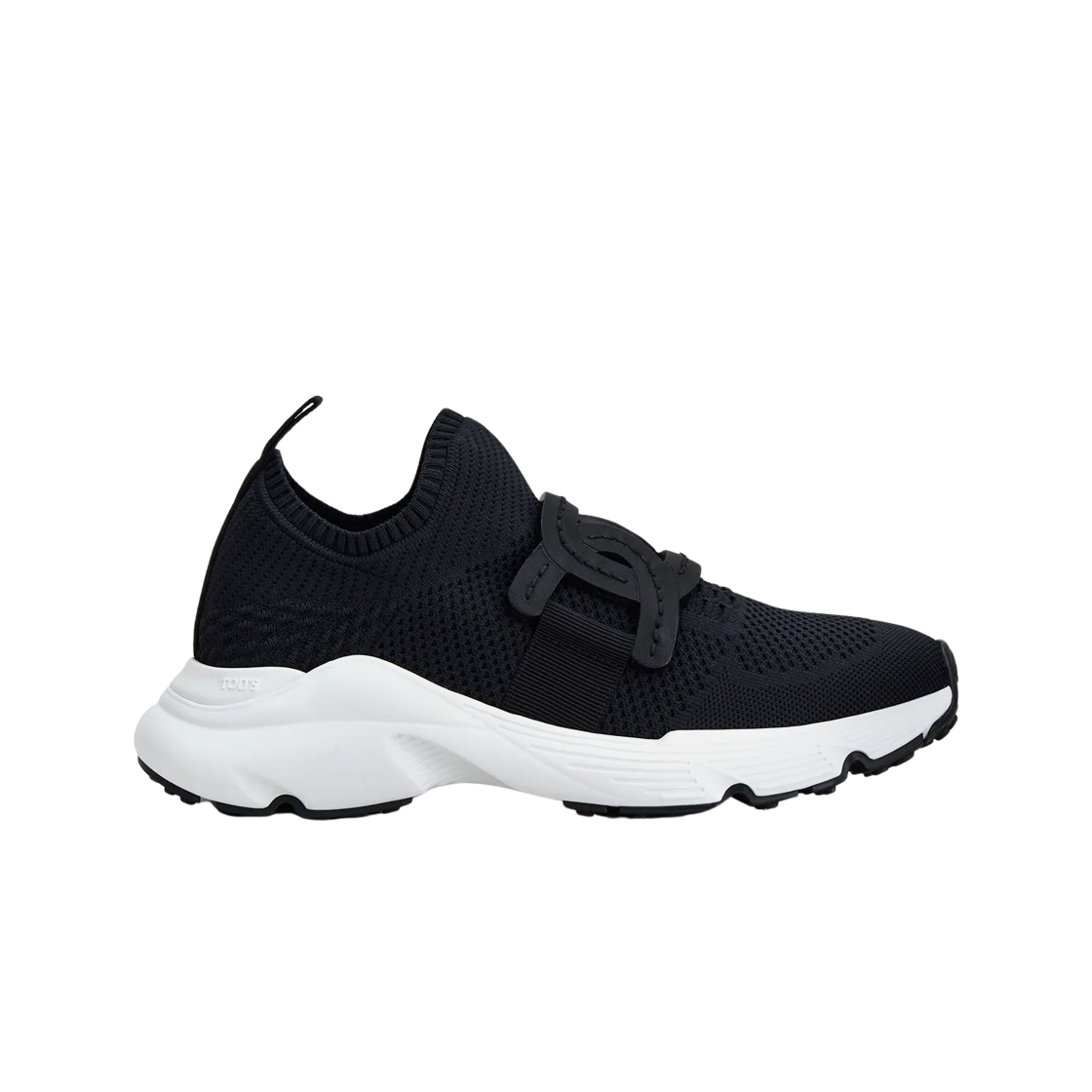 (W) 토즈 하이 테크 패브릭 스니커즈 블랙((W) Tod's High Tech Fabric Sneakers Black) - 1