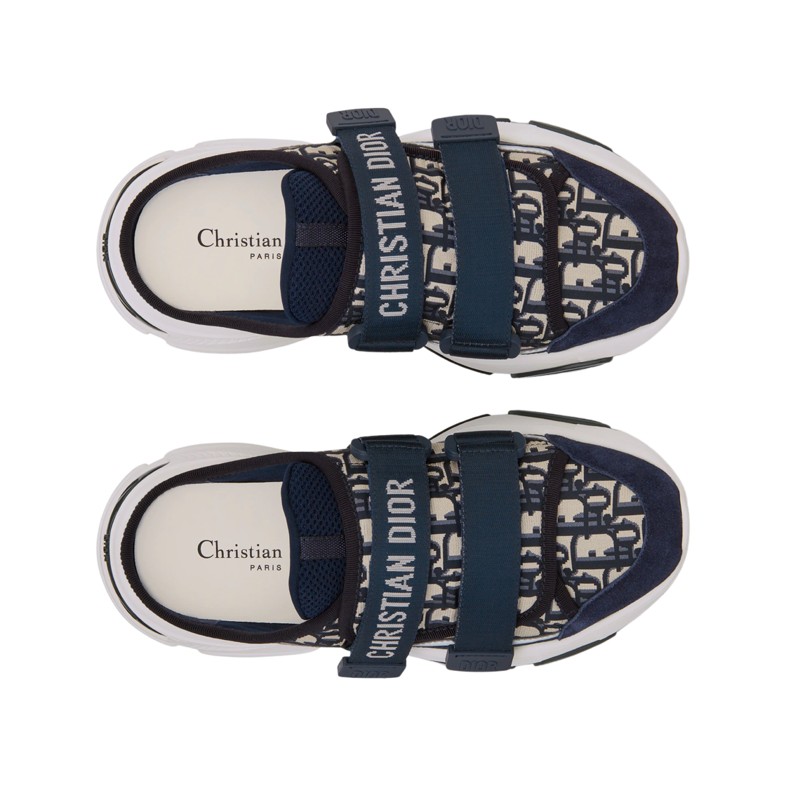 (W) 디올 D 완더 스니커즈 딥 블루((W) Dior D-Wander Sneakers Deep Blue) - 2